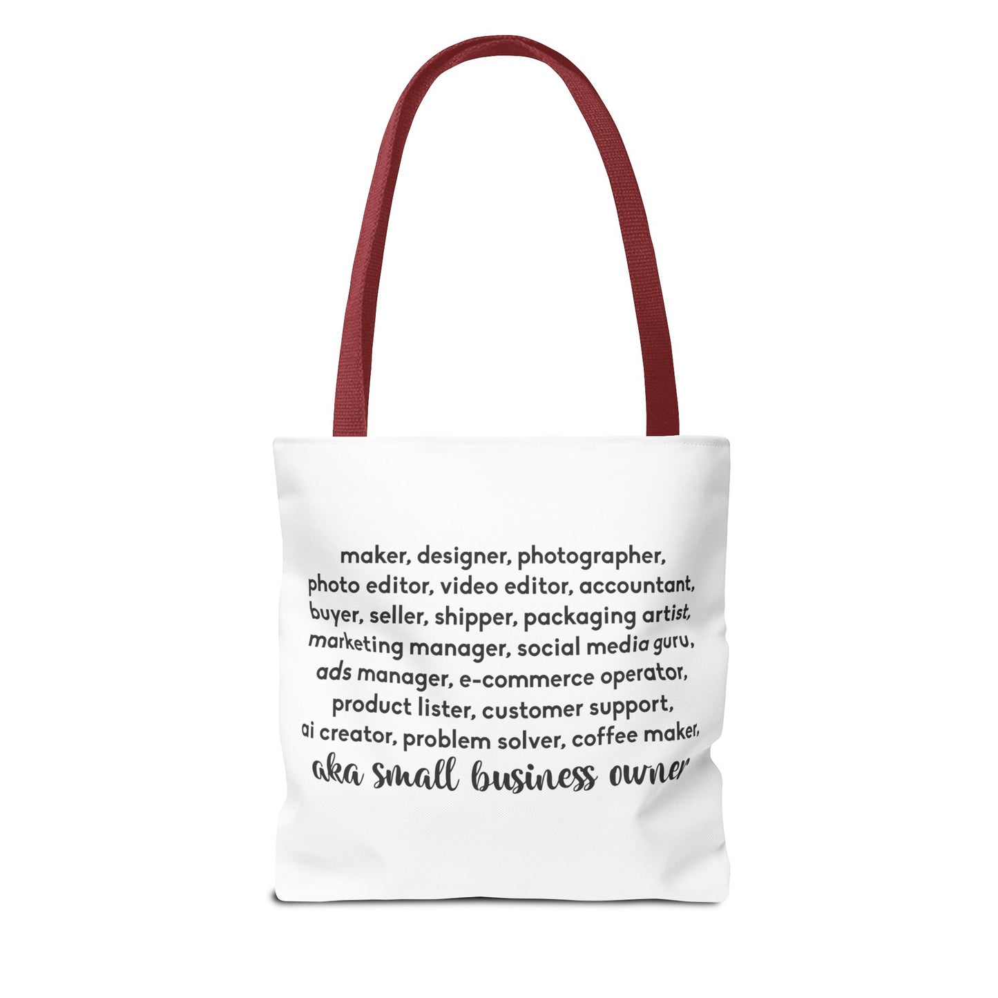 SMALL BIZ LIFE TOTE BAG - MAKER