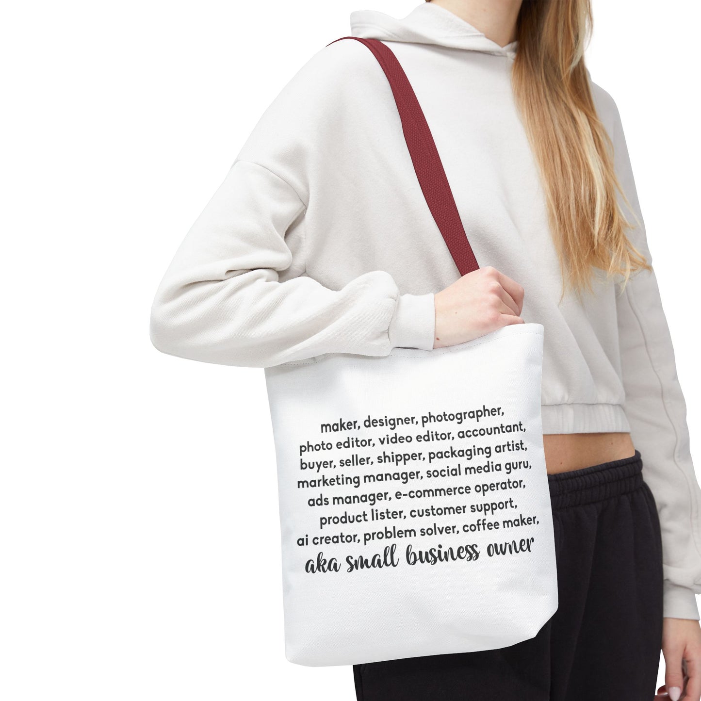 SMALL BIZ LIFE TOTE BAG - MAKER
