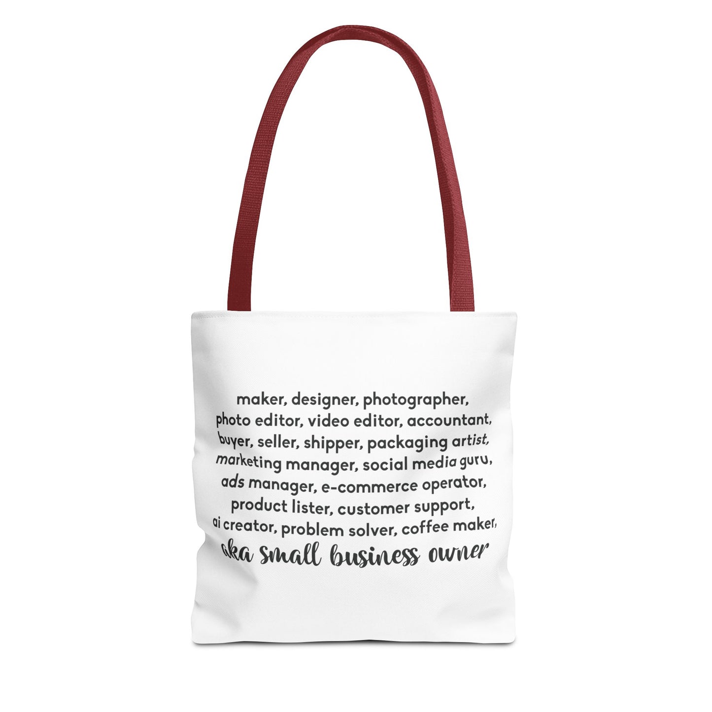 SMALL BIZ LIFE TOTE BAG - MAKER