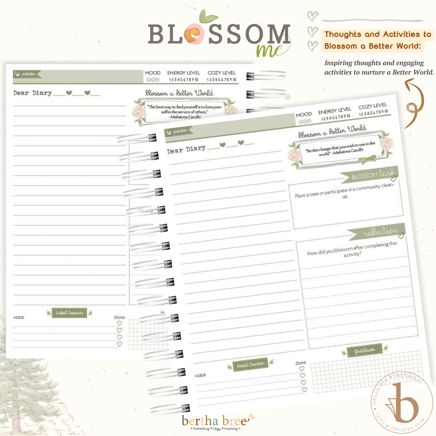 BLOSSOM ME DIARY ROSA BEBE