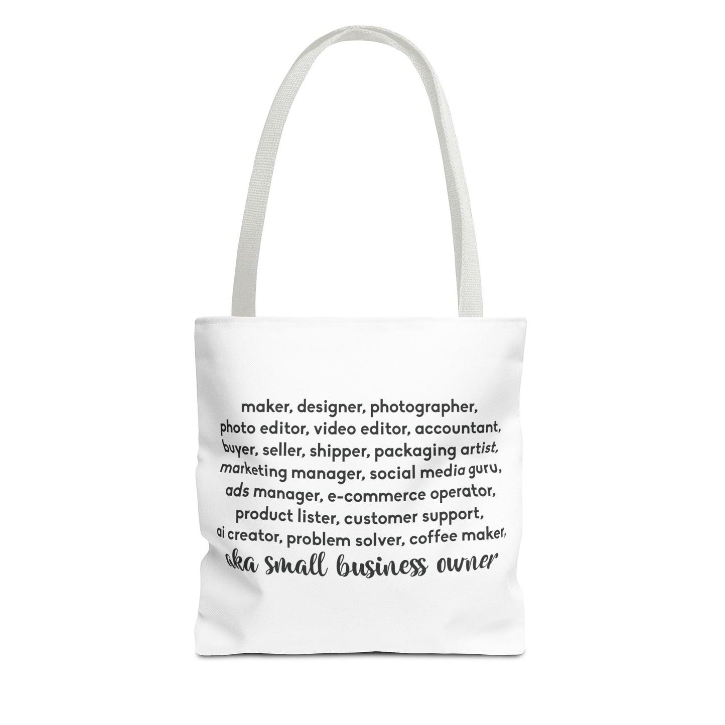 SMALL BIZ LIFE TOTE BAG - MAKER