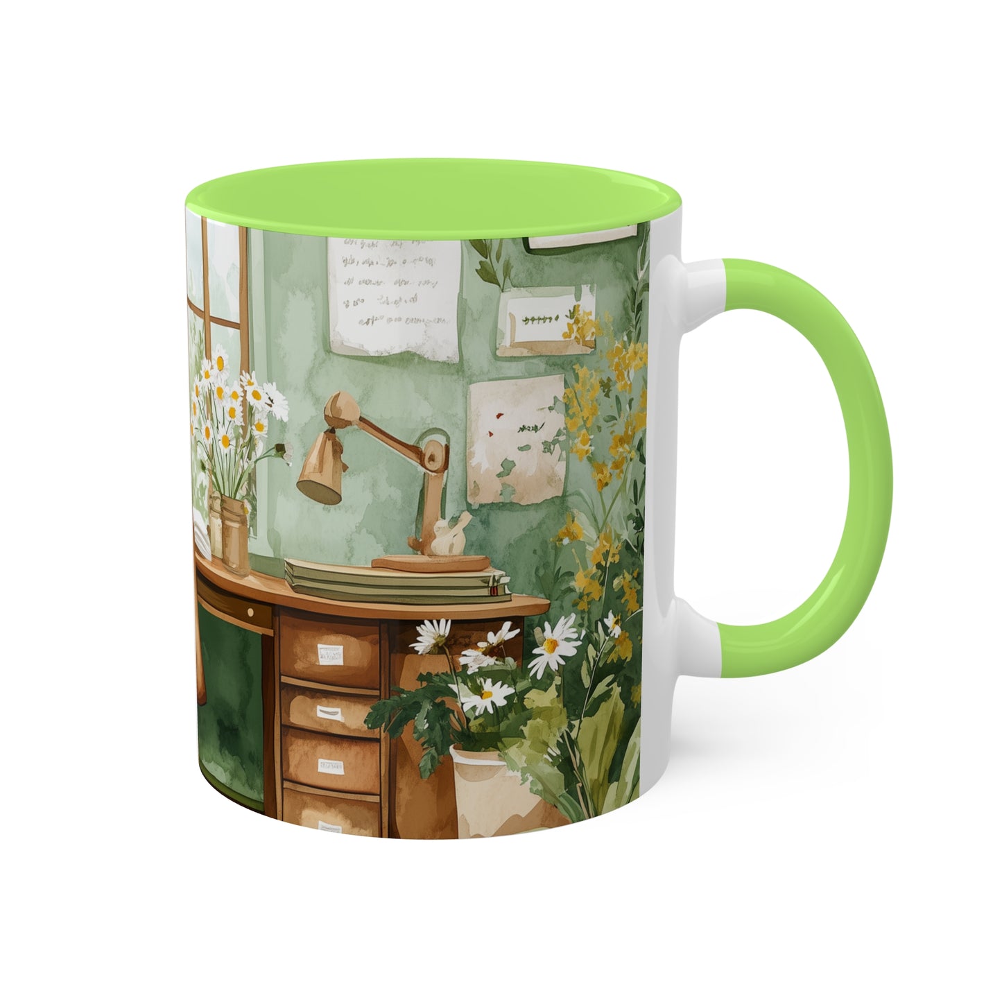Green Workspace - Cozy . Creative . Bold . Organized