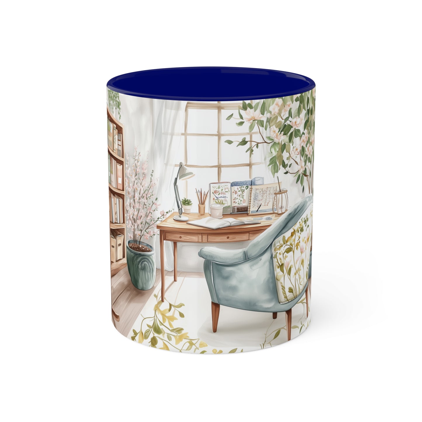Blue Workplace Mug - Cozy . Creative . Bold . Organized