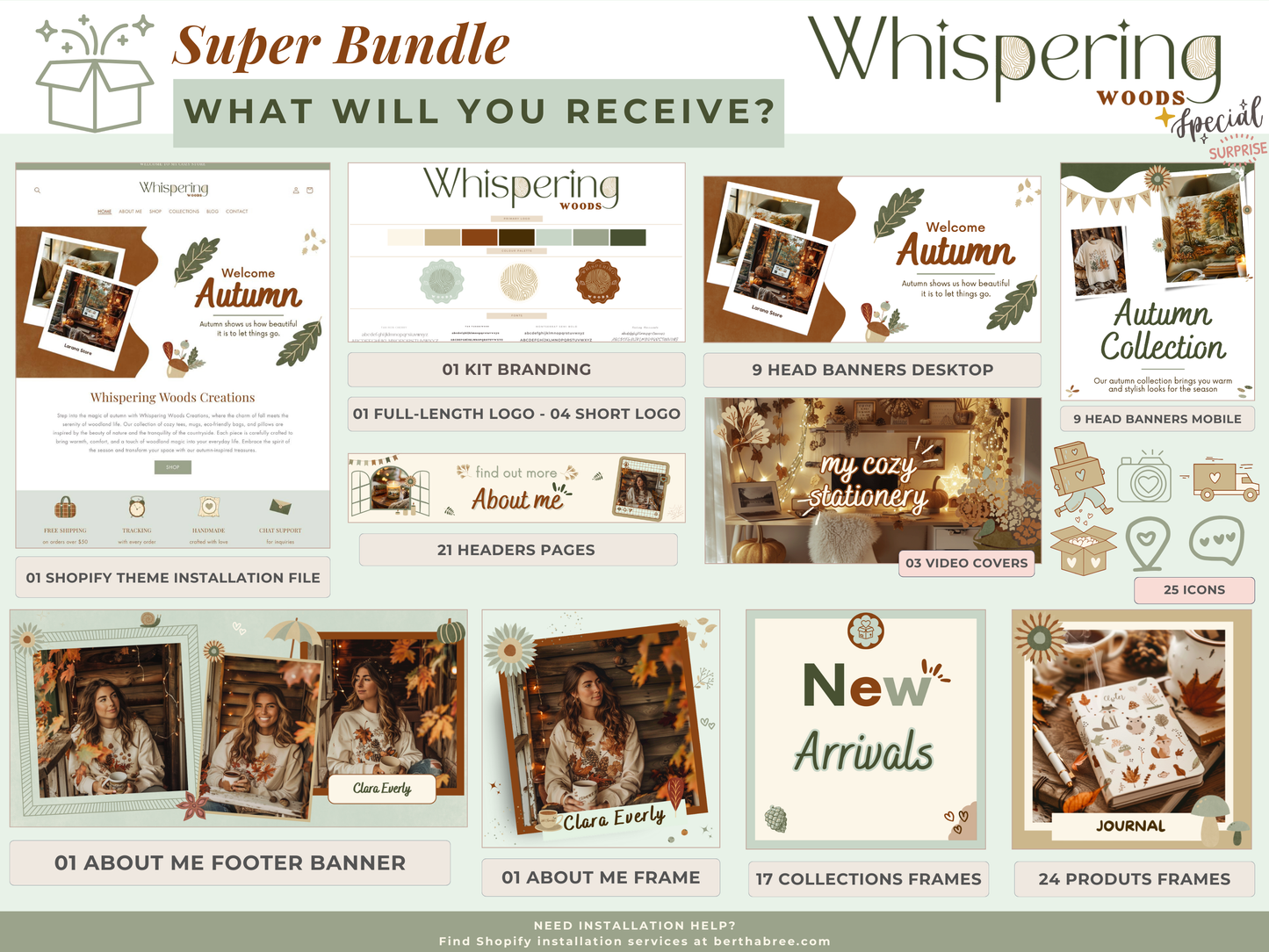 SHOPIFY THEME - Whispering Woods Creations