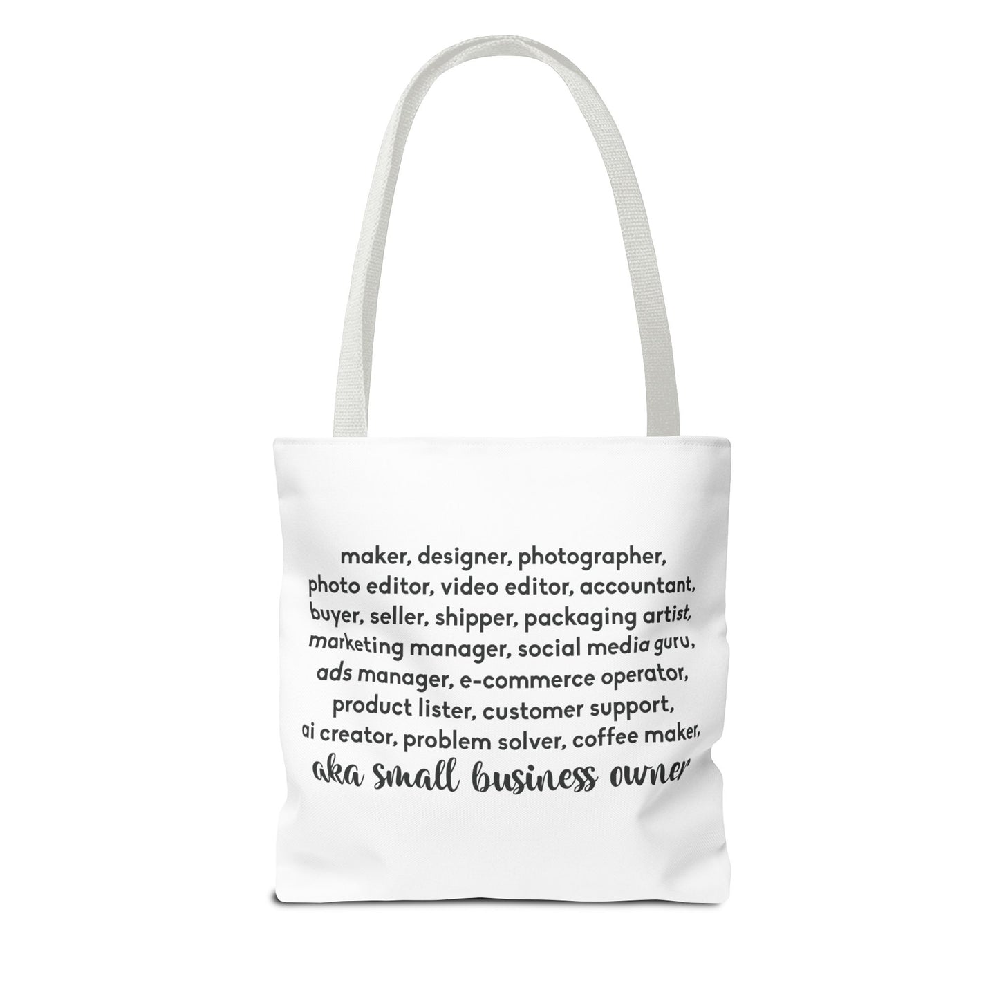 SMALL BIZ LIFE TOTE BAG - MAKER