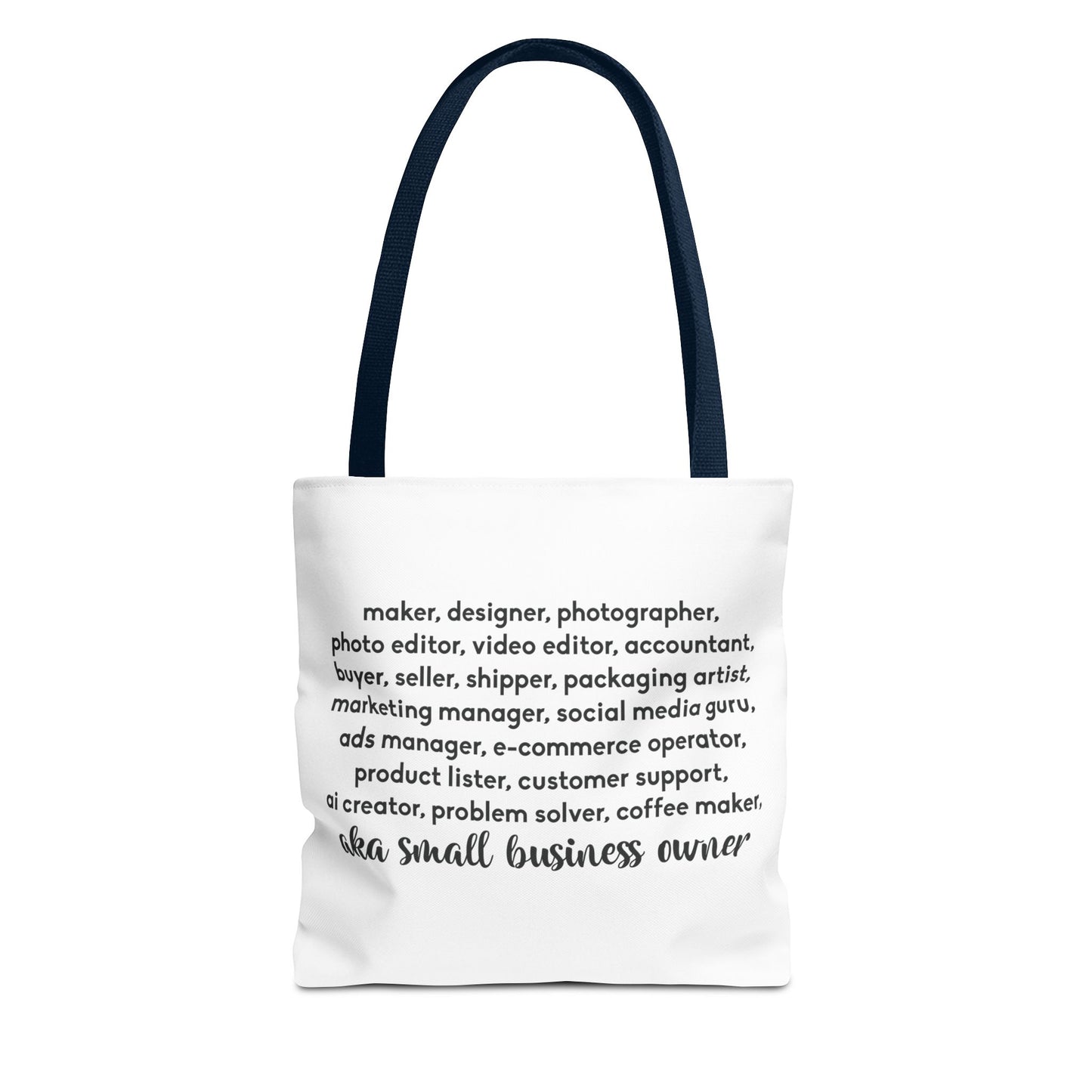 SMALL BIZ LIFE TOTE BAG - MAKER