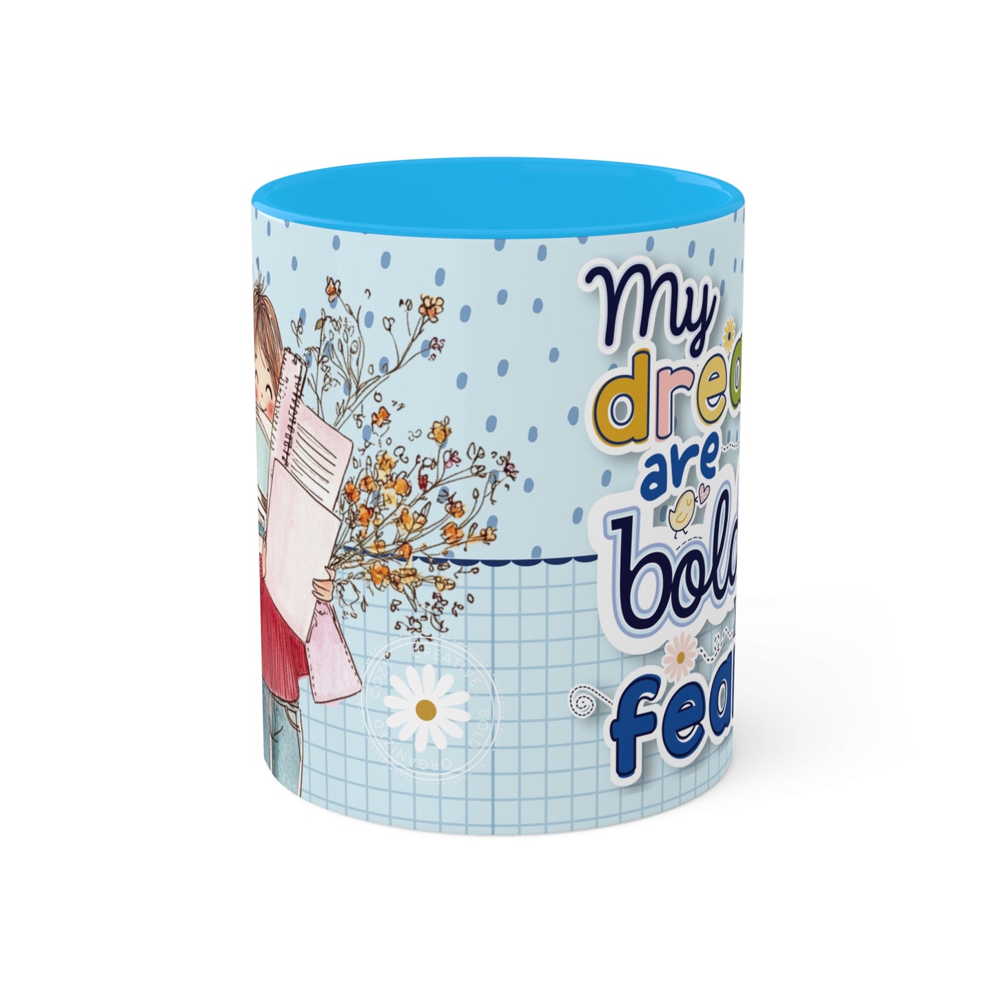 My Bold Dreams Mug - Cozy . Creative . Bold . Organized