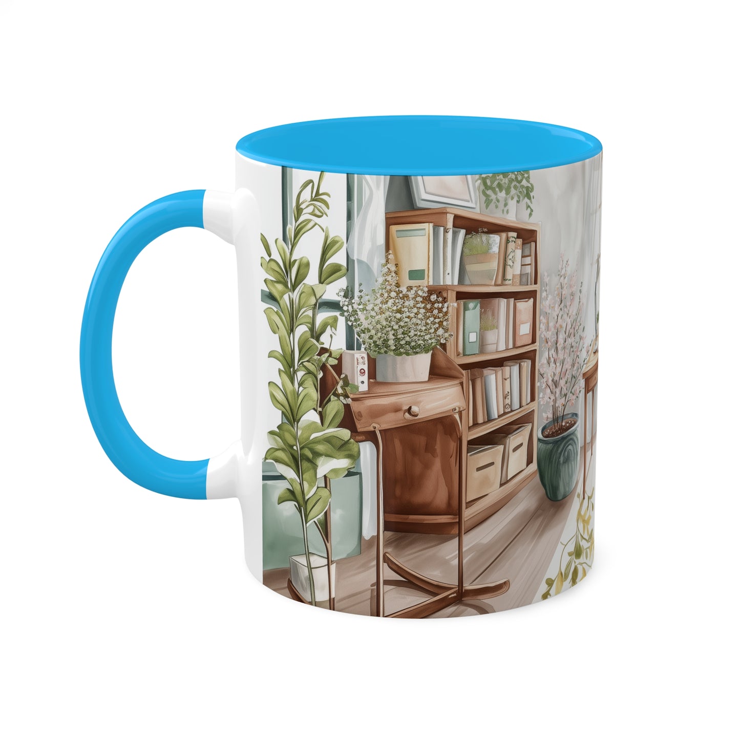 Blue Workplace Mug - Cozy . Creative . Bold . Organized
