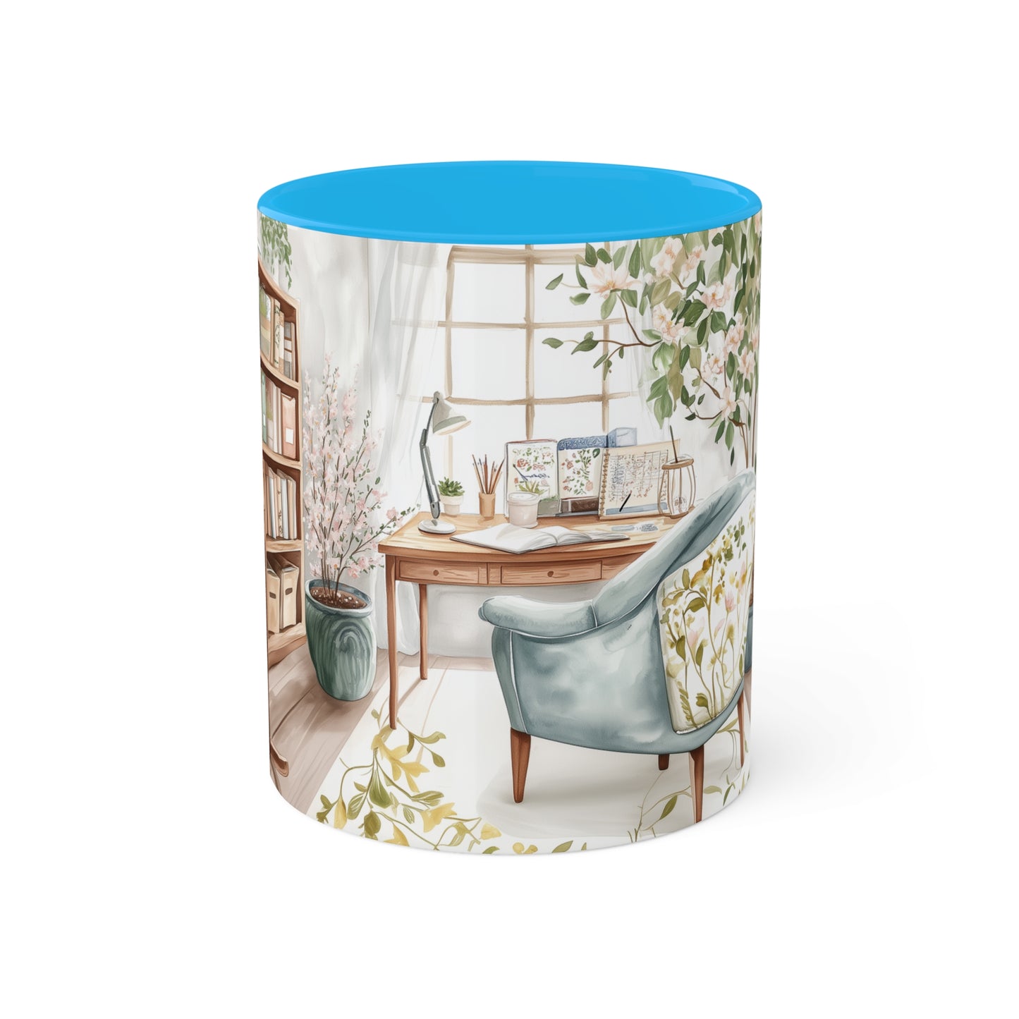 Blue Workplace Mug - Cozy . Creative . Bold . Organized
