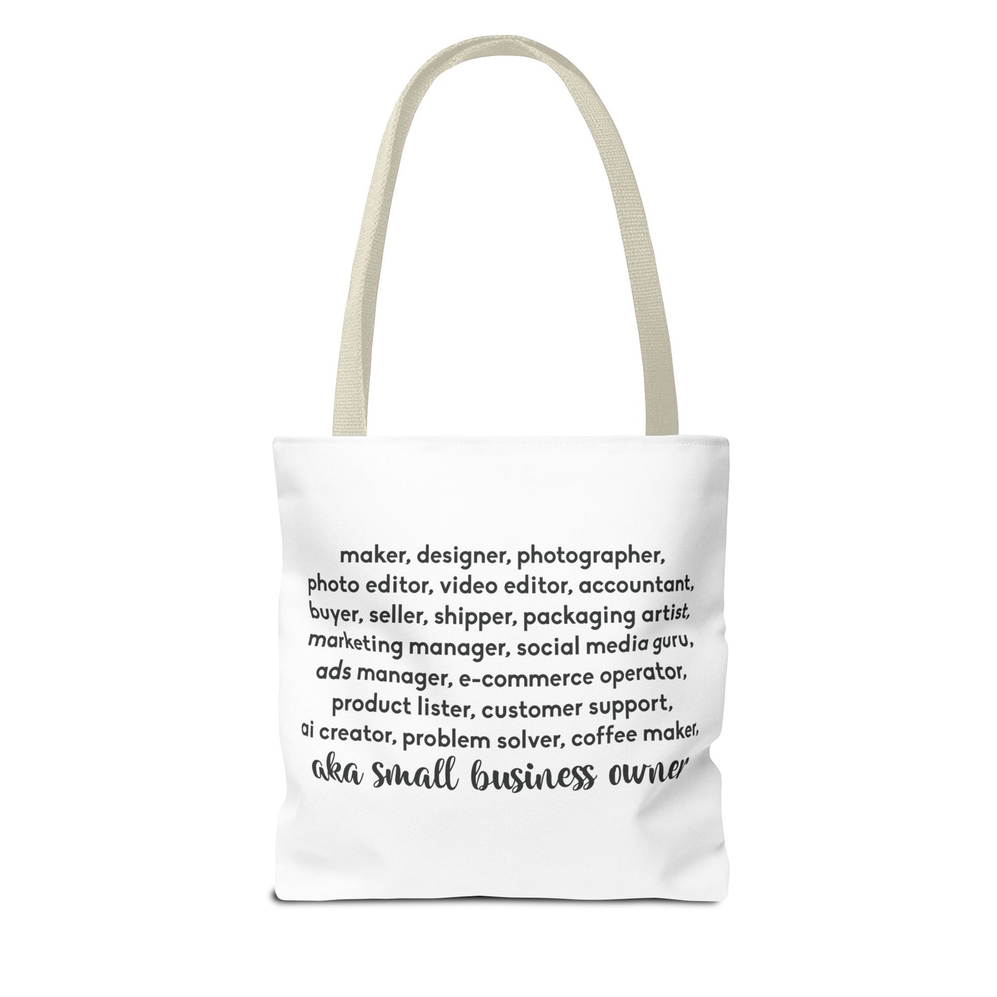 SMALL BIZ LIFE TOTE BAG - MAKER