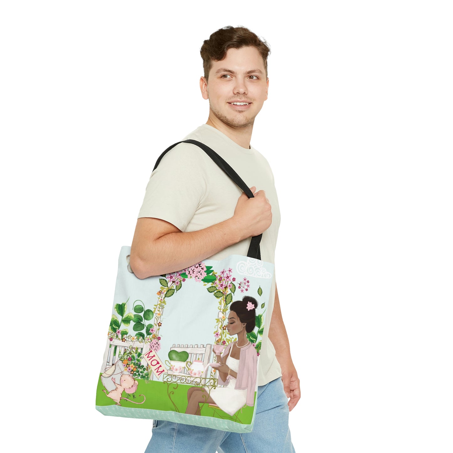 HOYAHOLIC HIGH TEA HOYA GARDEN TOTE BAG