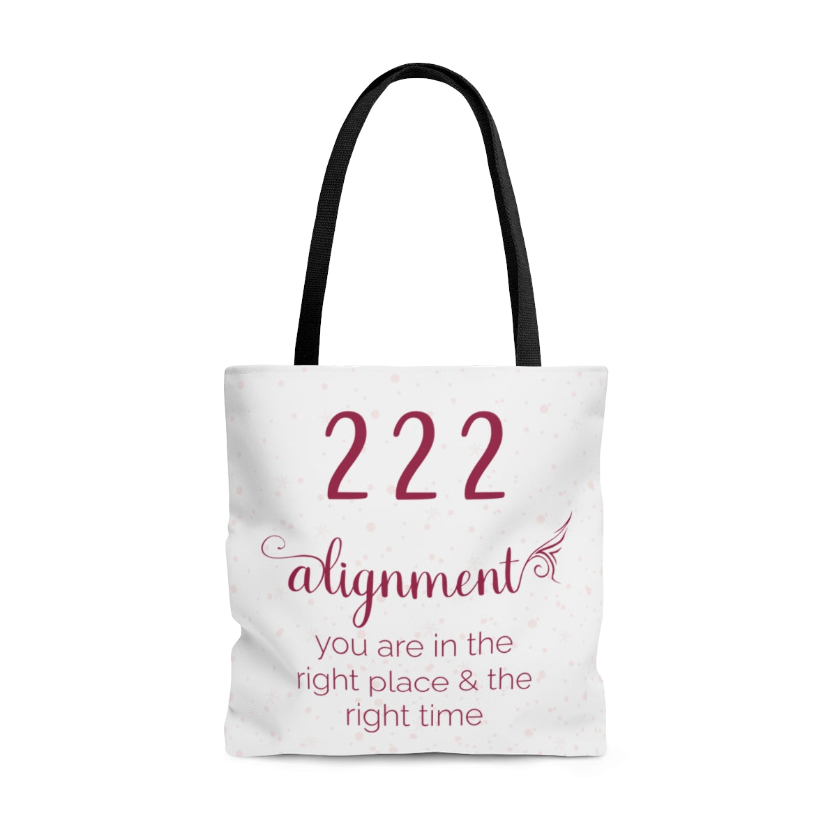 ANGEL NUMBER 222 JAZZBERRY TOTE BAG