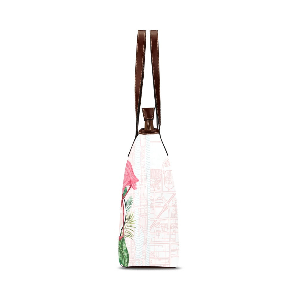 FLAMINGO PALM BEACH BOOK TOTE