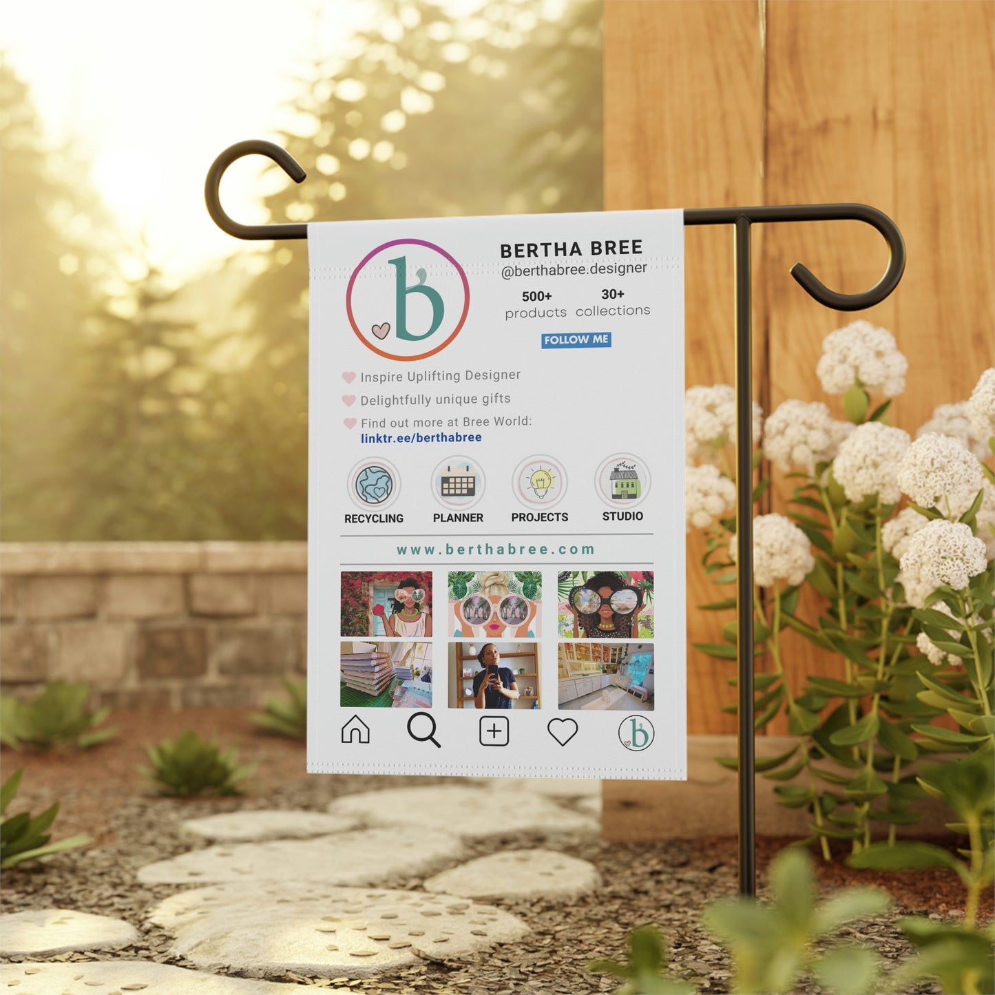 Instagram Garden & House Flag