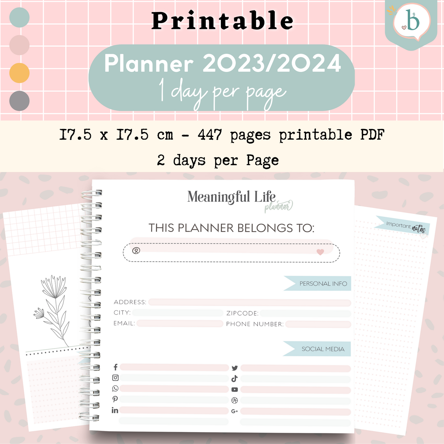 Ultimate Meaningful Life Planner 2023 2024