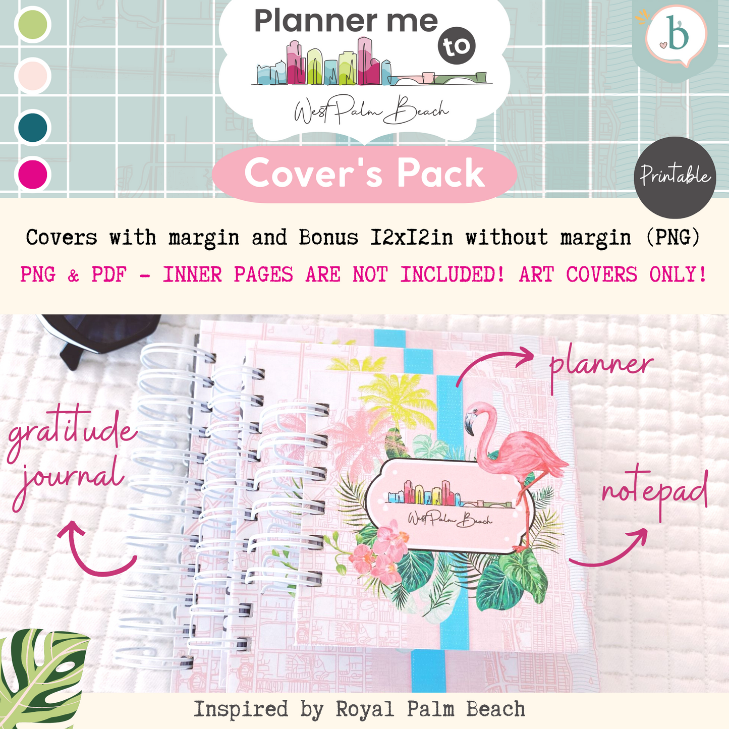 Planner me to - Printable Planner, Journal & Notepad Cove