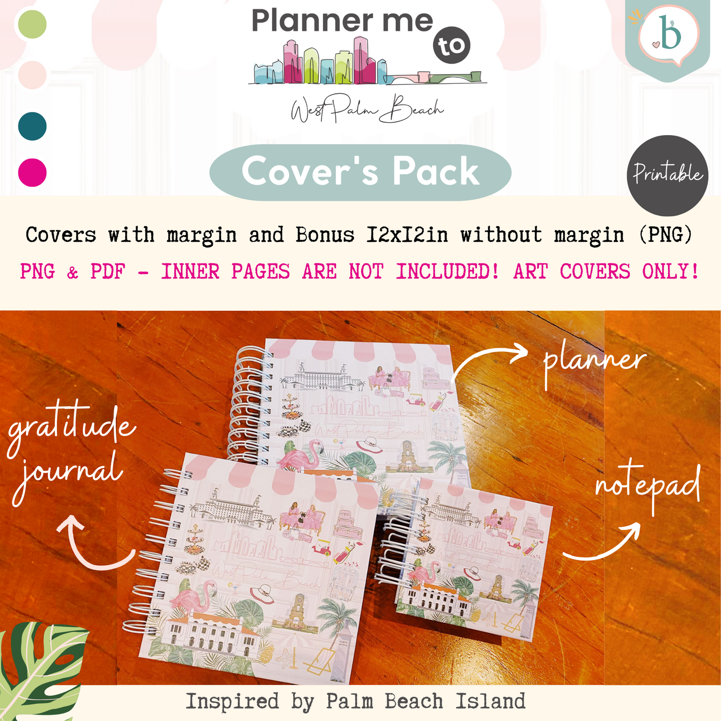 Planner me to - Printable Planner, Journal & Notepad Cove