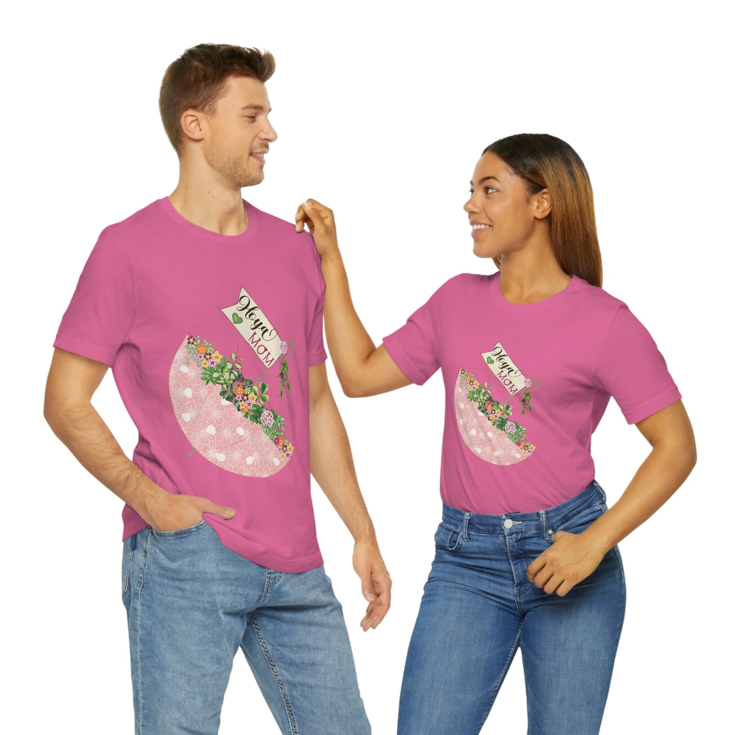 HOYAHOLIC PINK UMBRELLA SHORT SLEEVE TEE