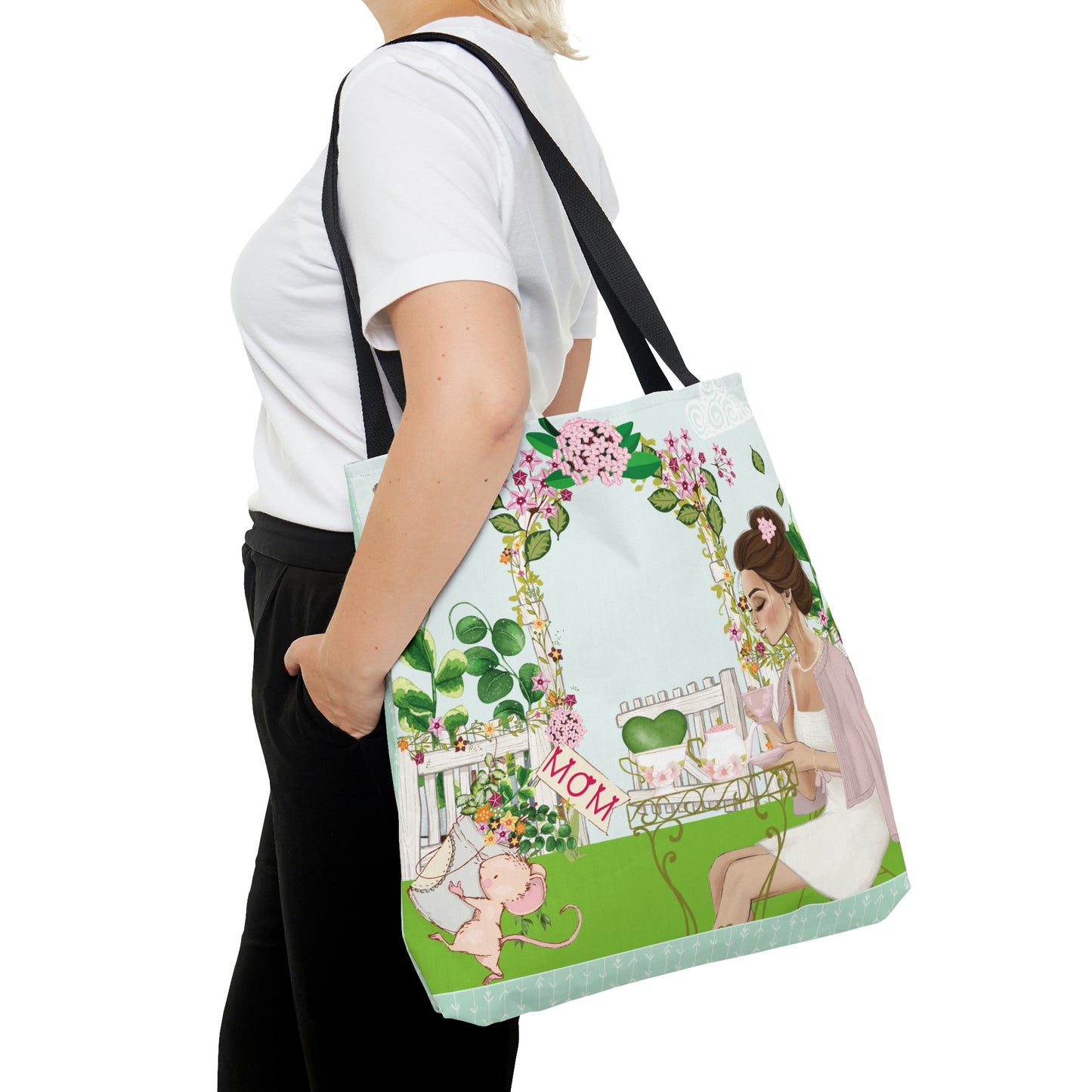 HOYAHOLIC HIGH TEA HOYA GARDEN TOTE BAG