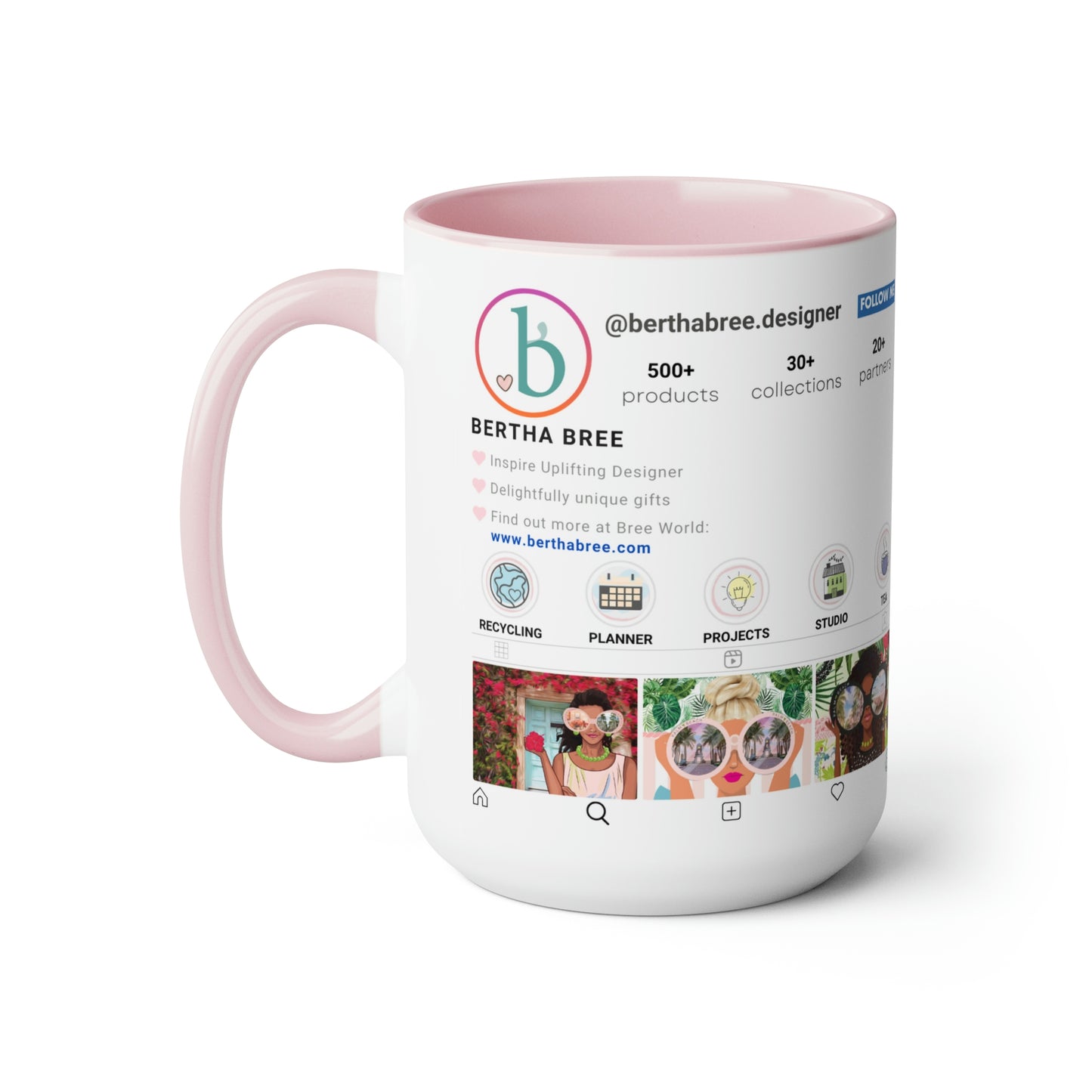 INSTAGRAM PERSONALIZED MUG 15oz