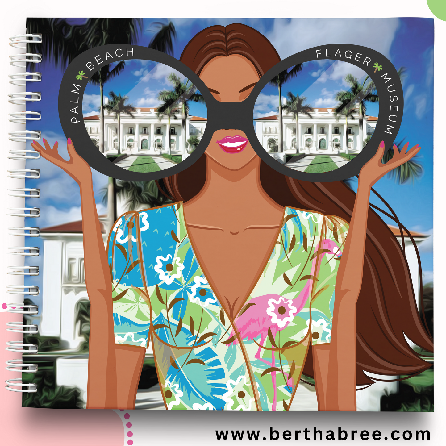 Palm Beach Girls - Printable Planner - Journal - Notepad Cover