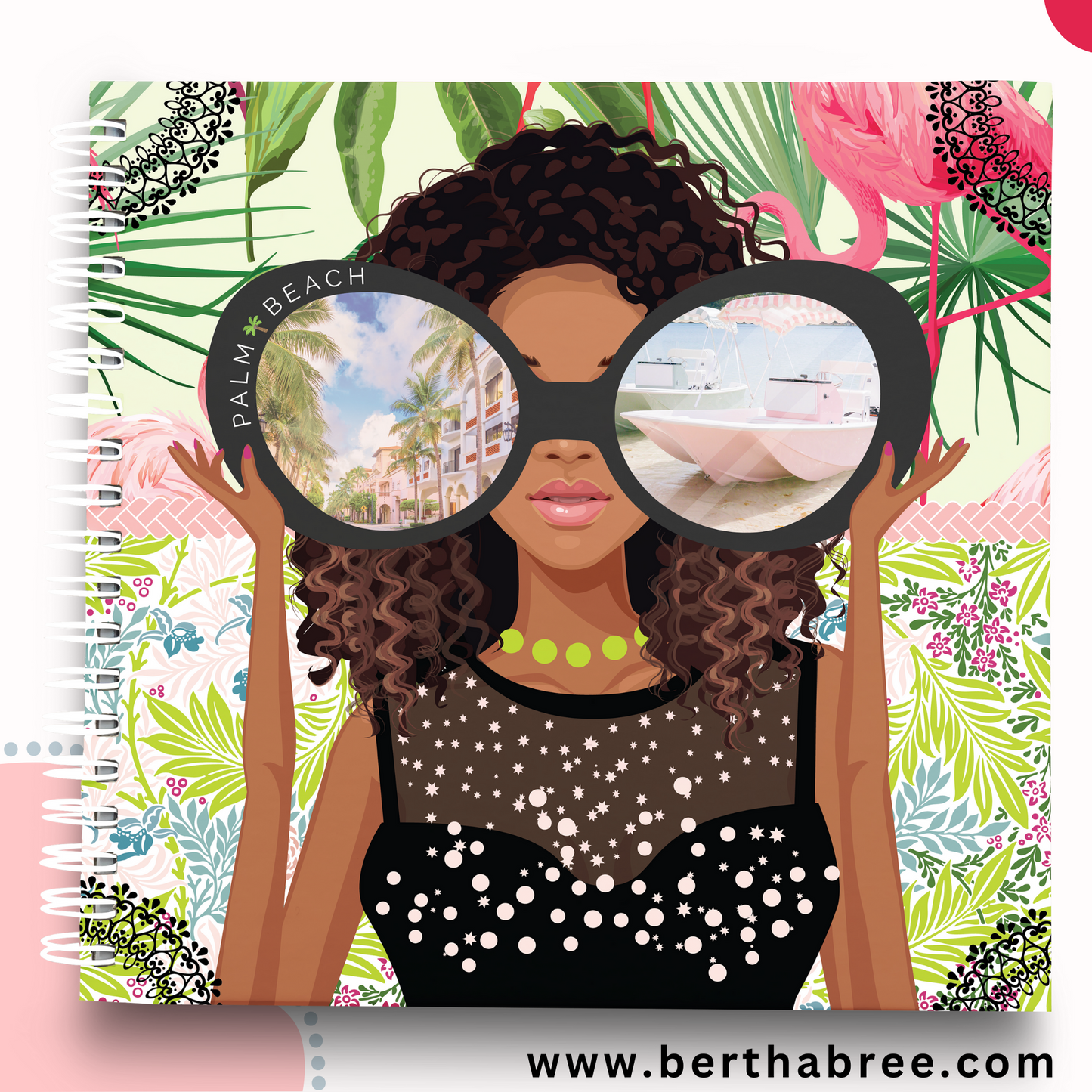 Palm Beach Girls - Printable Planner - Journal - Notepad Cover