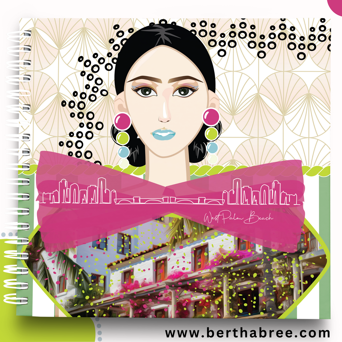 Palm Beach Girls - Printable Planner - Journal - Notepad Cover