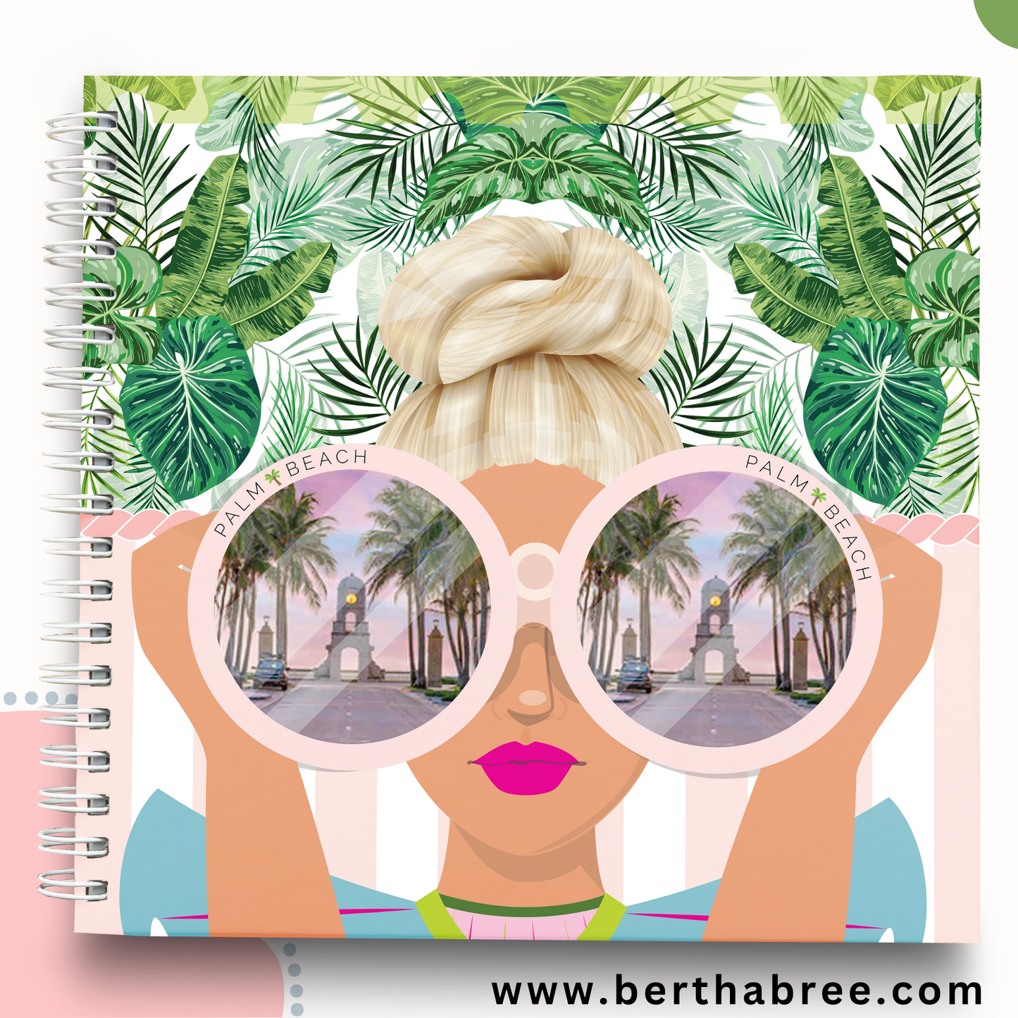Palm Beach Girls - Printable Planner - Journal - Notepad Cover