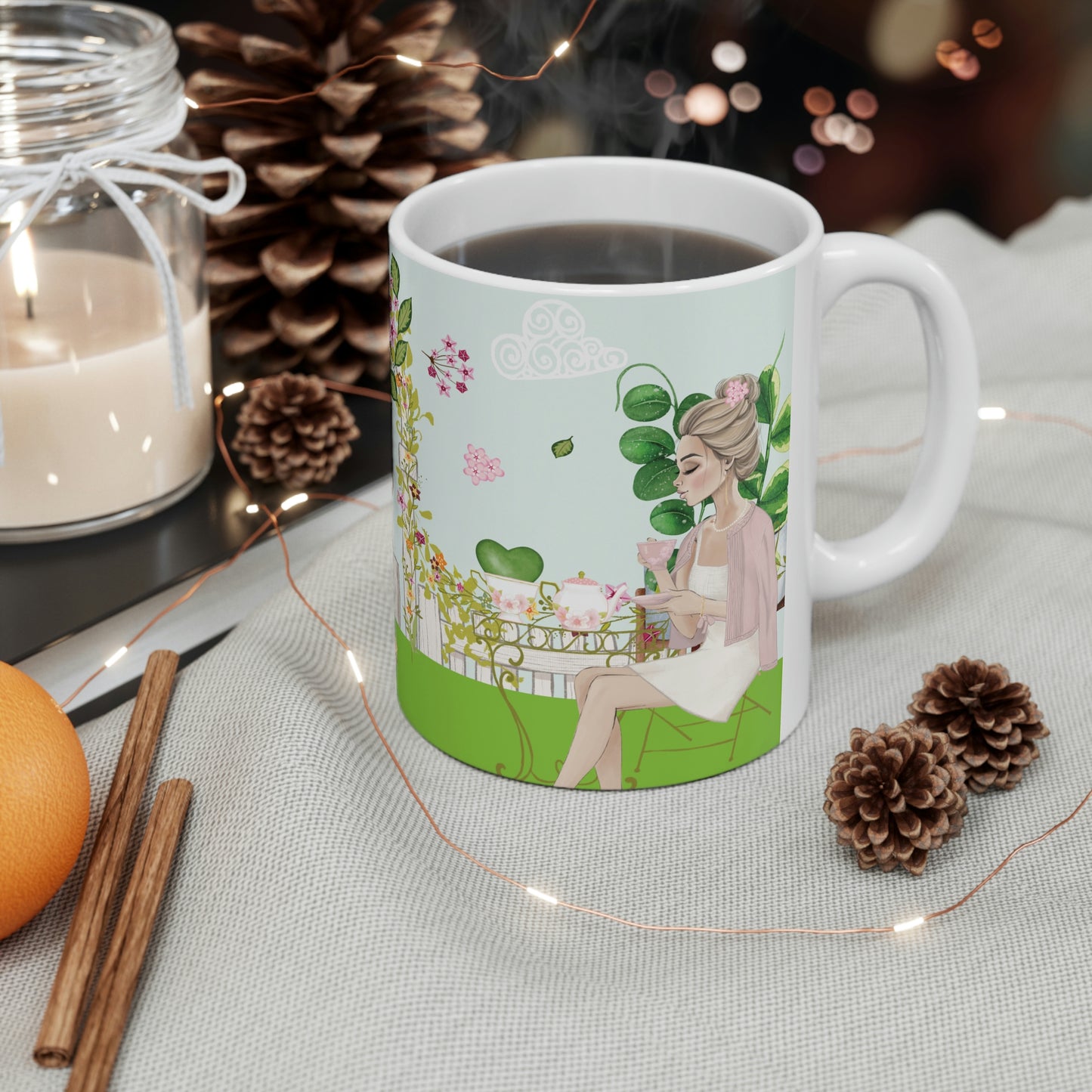 HOYAHOLIC HIGH TEA GARDEN MUG 11oz
