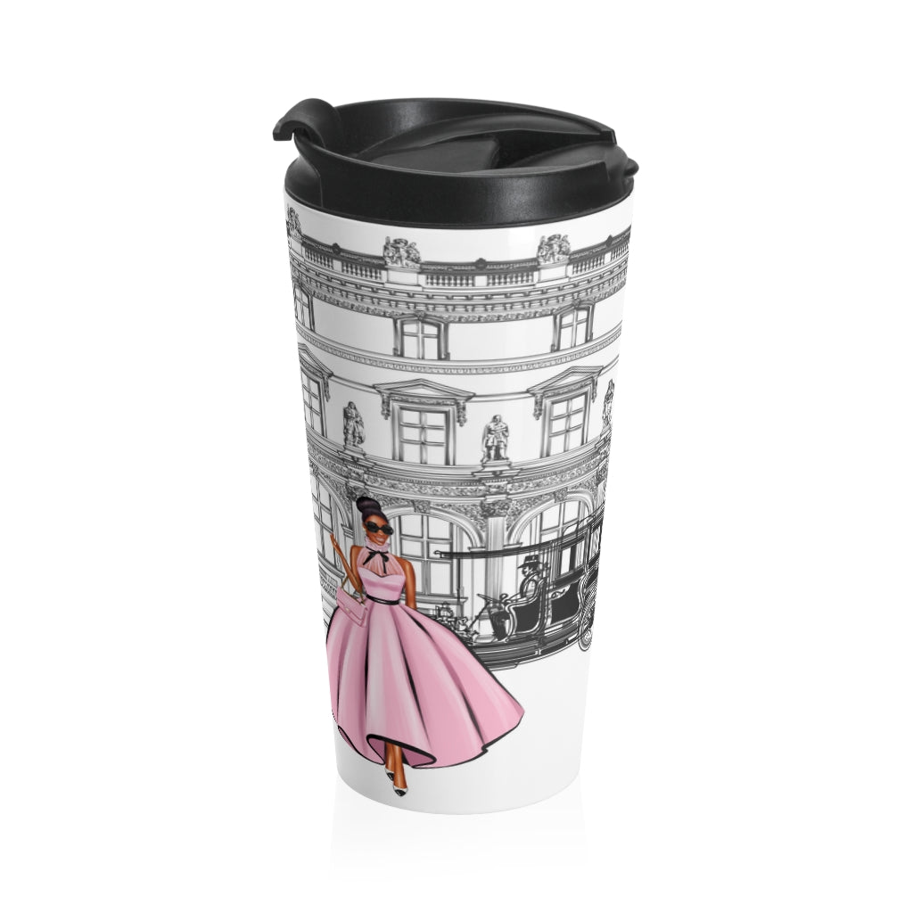 VICTORIA STAINLESS STEEL TRAVEL MUG
