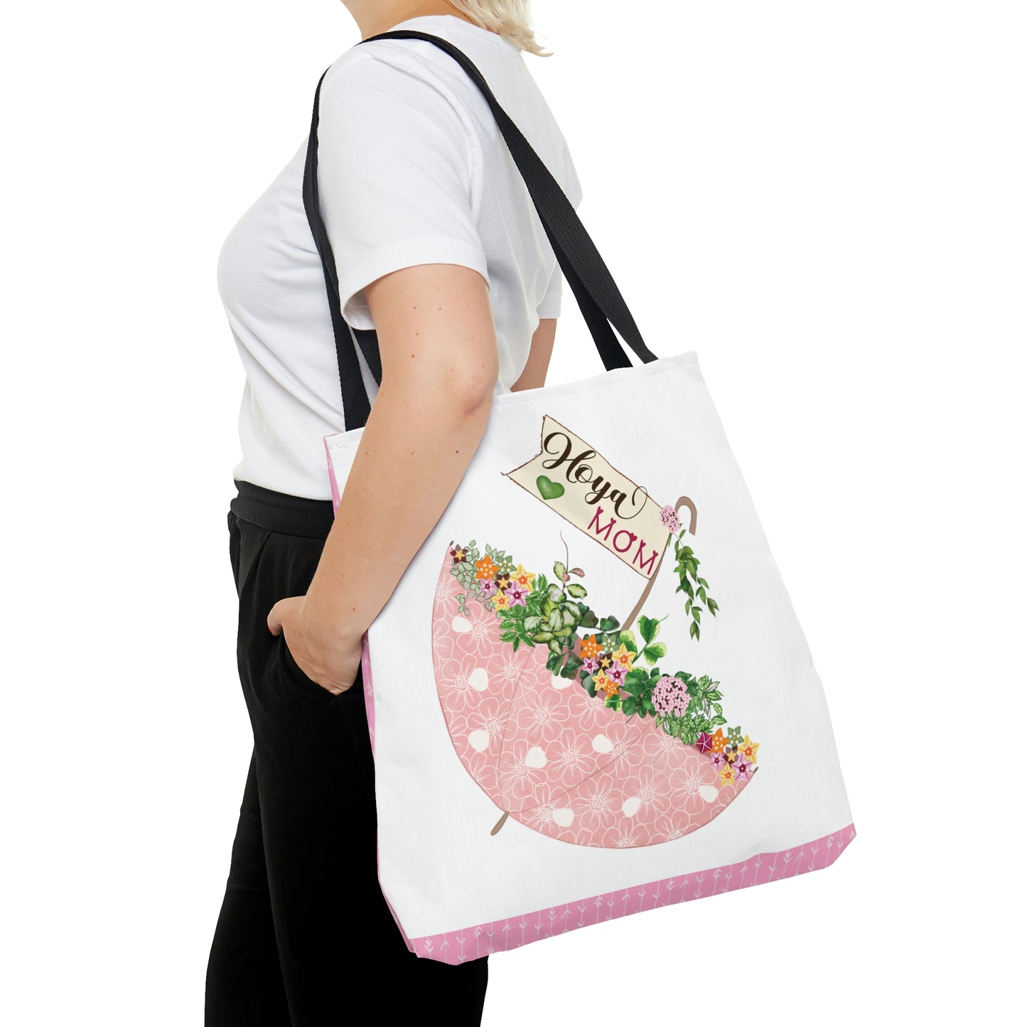 HOYAHOLIC HOYA PINK UMBRELLA TOTE BAG