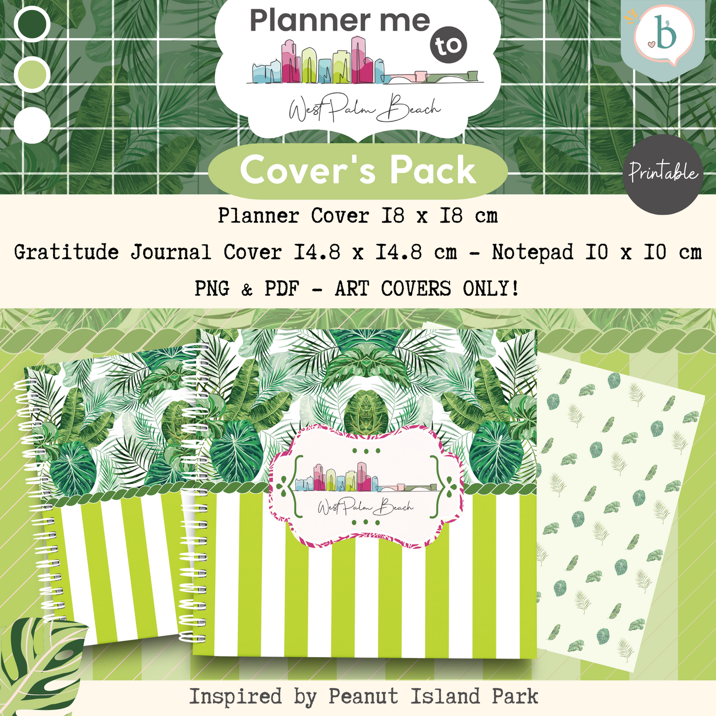 Planner me to - Printable Planner, Journal & Notepad Cover