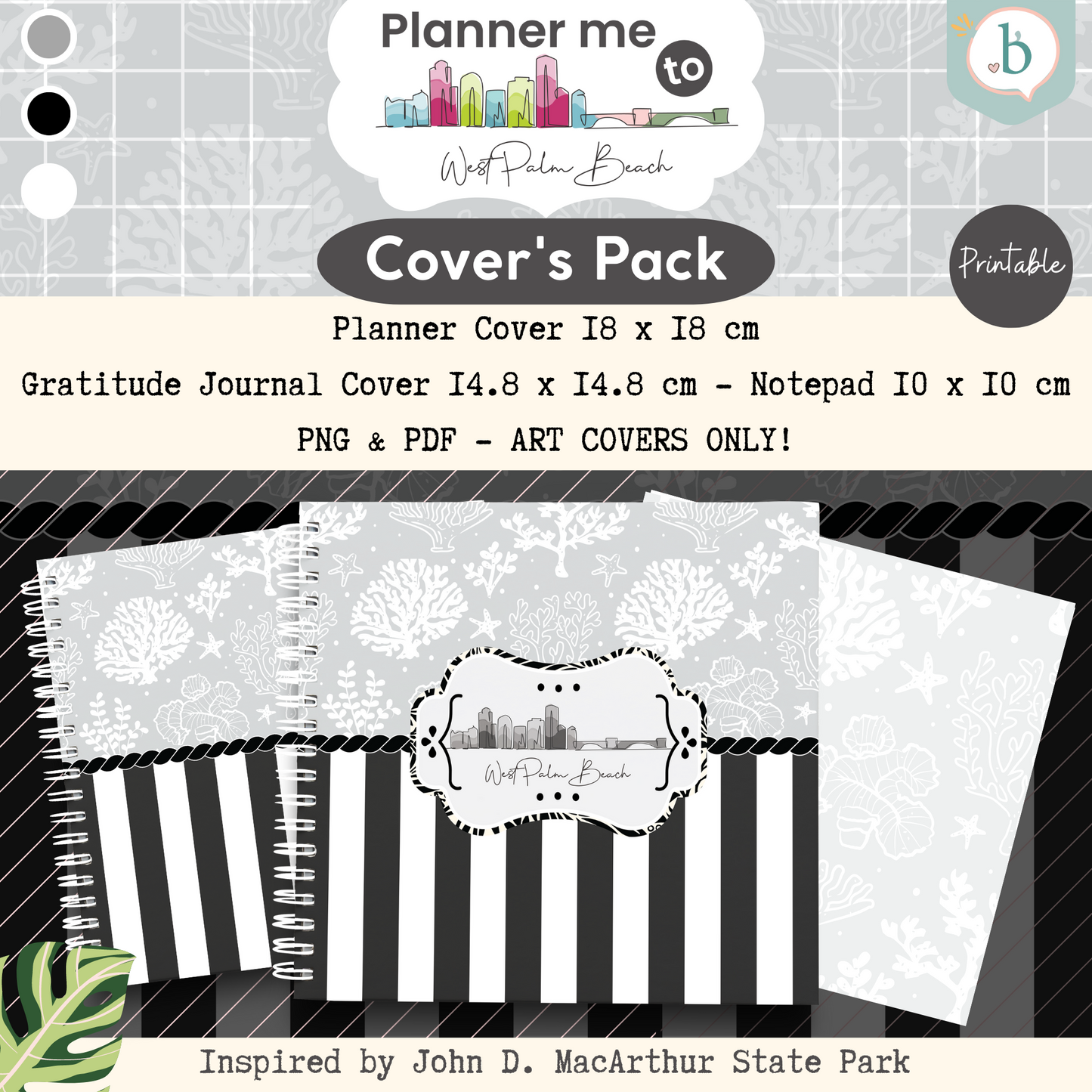 Planner me to - Printable Planner, Journal & Notepad Cover