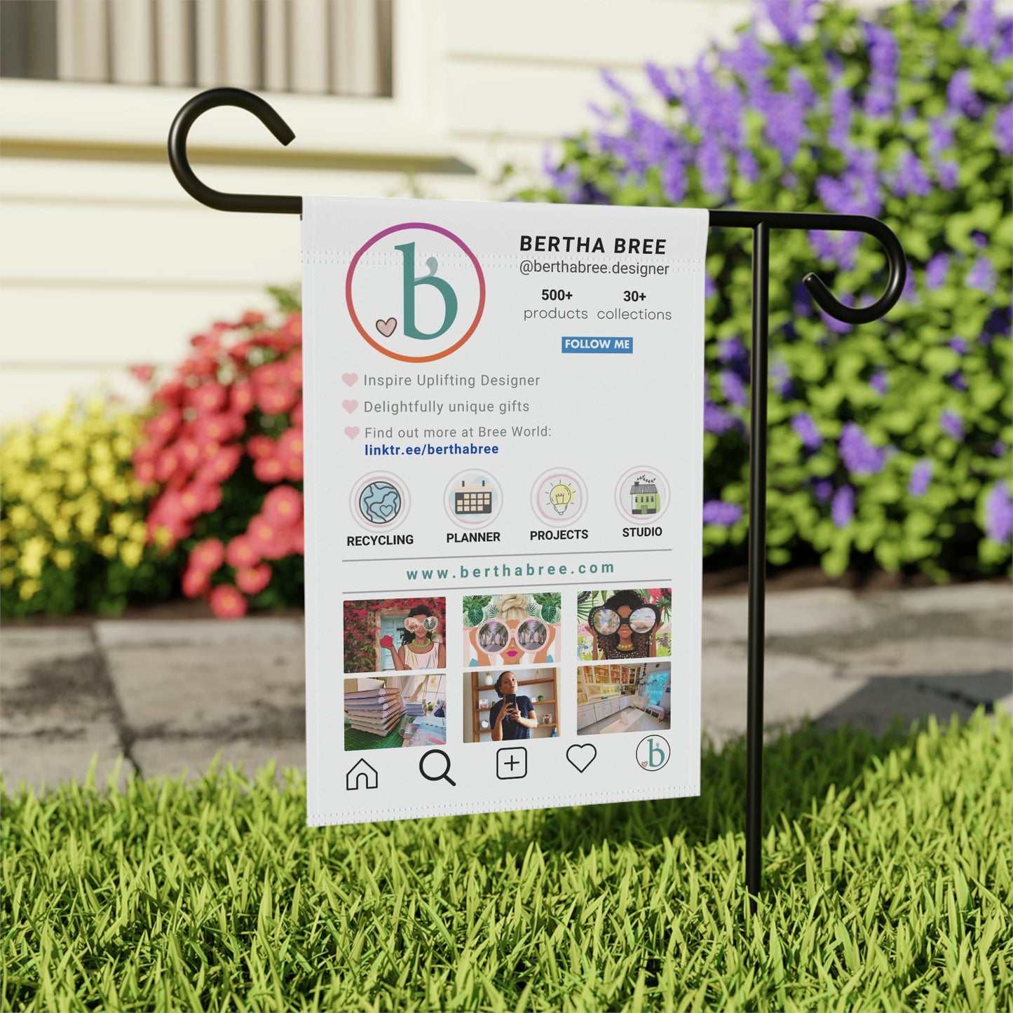 Instagram Garden & House Flag