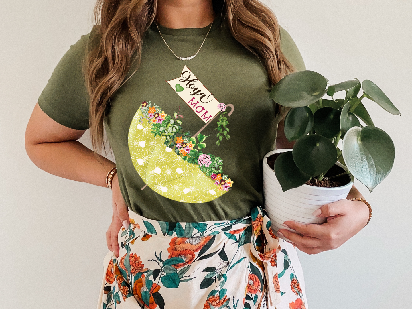 HOYAHOLIC GREEN UMBRELLA SHORT SLEEVE TEE