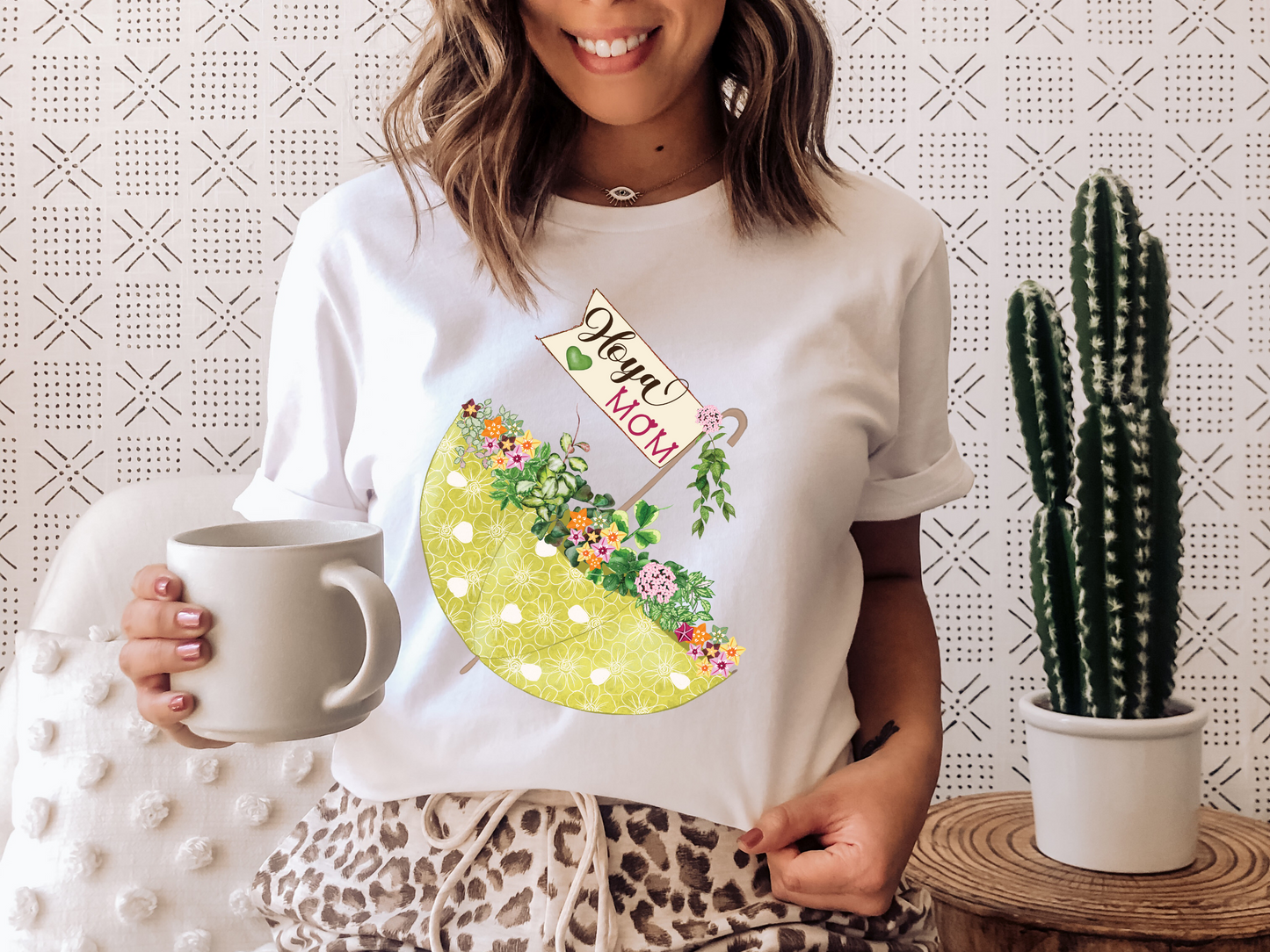 HOYAHOLIC GREEN UMBRELLA SHORT SLEEVE TEE