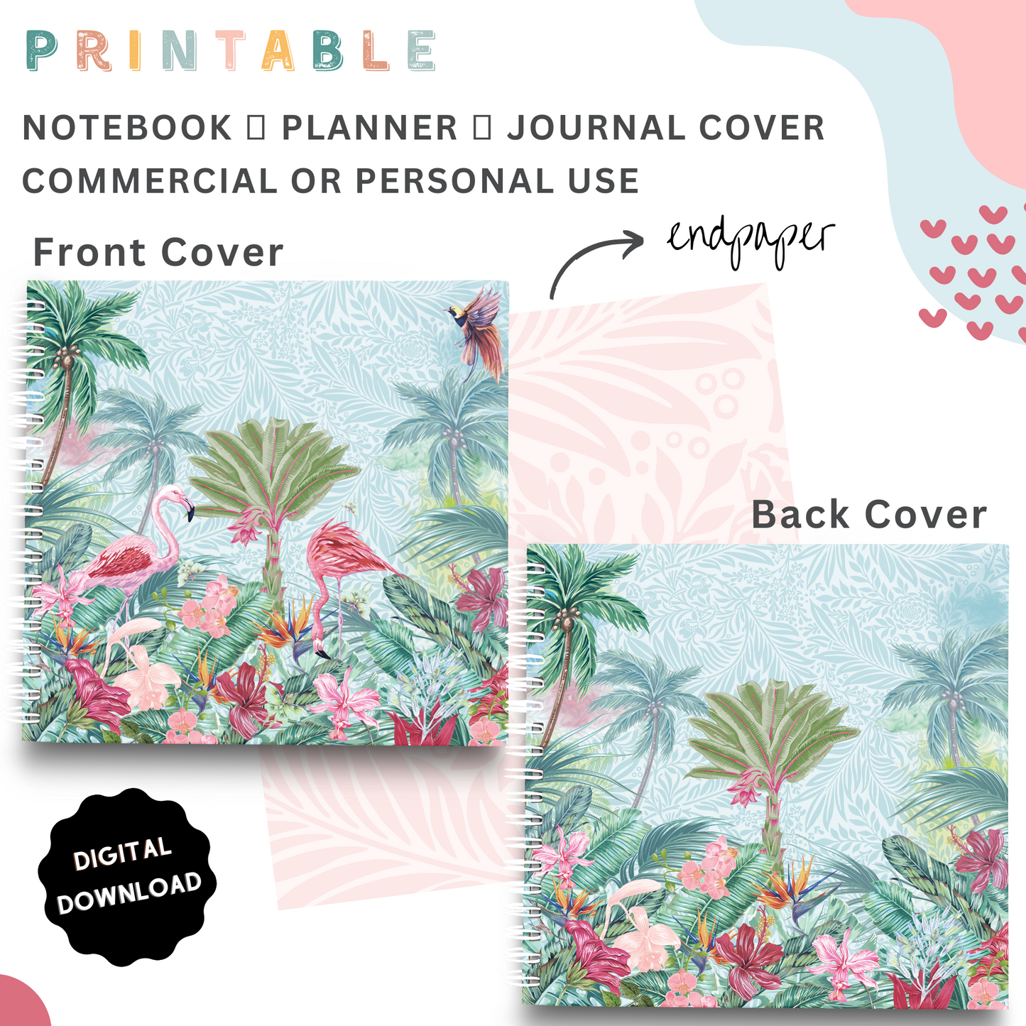 Planner me to - Printable Planner, Journal & Notepad Cover