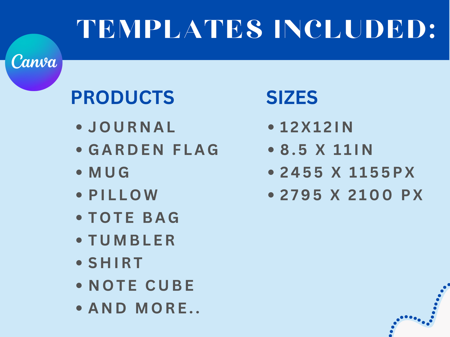 Editable Print on Demand Bundle - Instagram Collection Editable Canva - Mug Pillow Tumble Shirt Garden Flag Journal Totebag Note cube