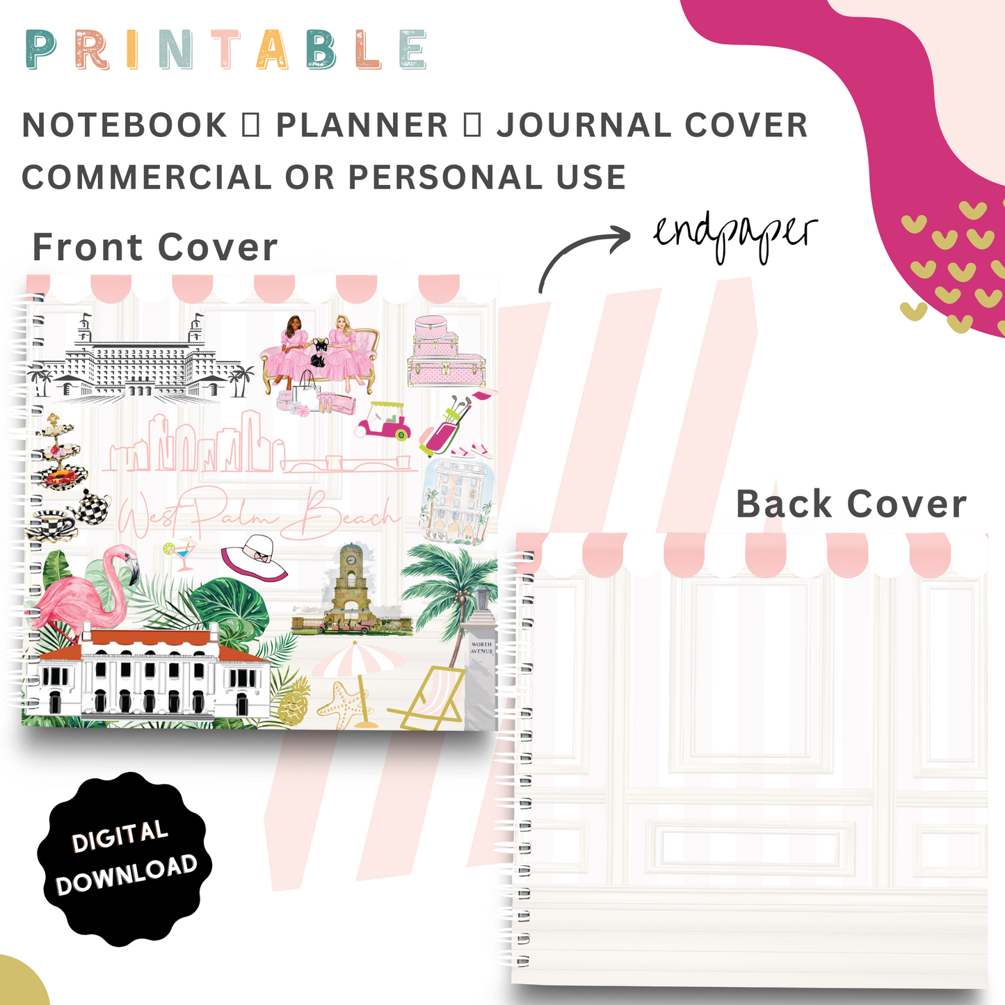 Planner me to - Printable Planner, Journal & Notepad Cove