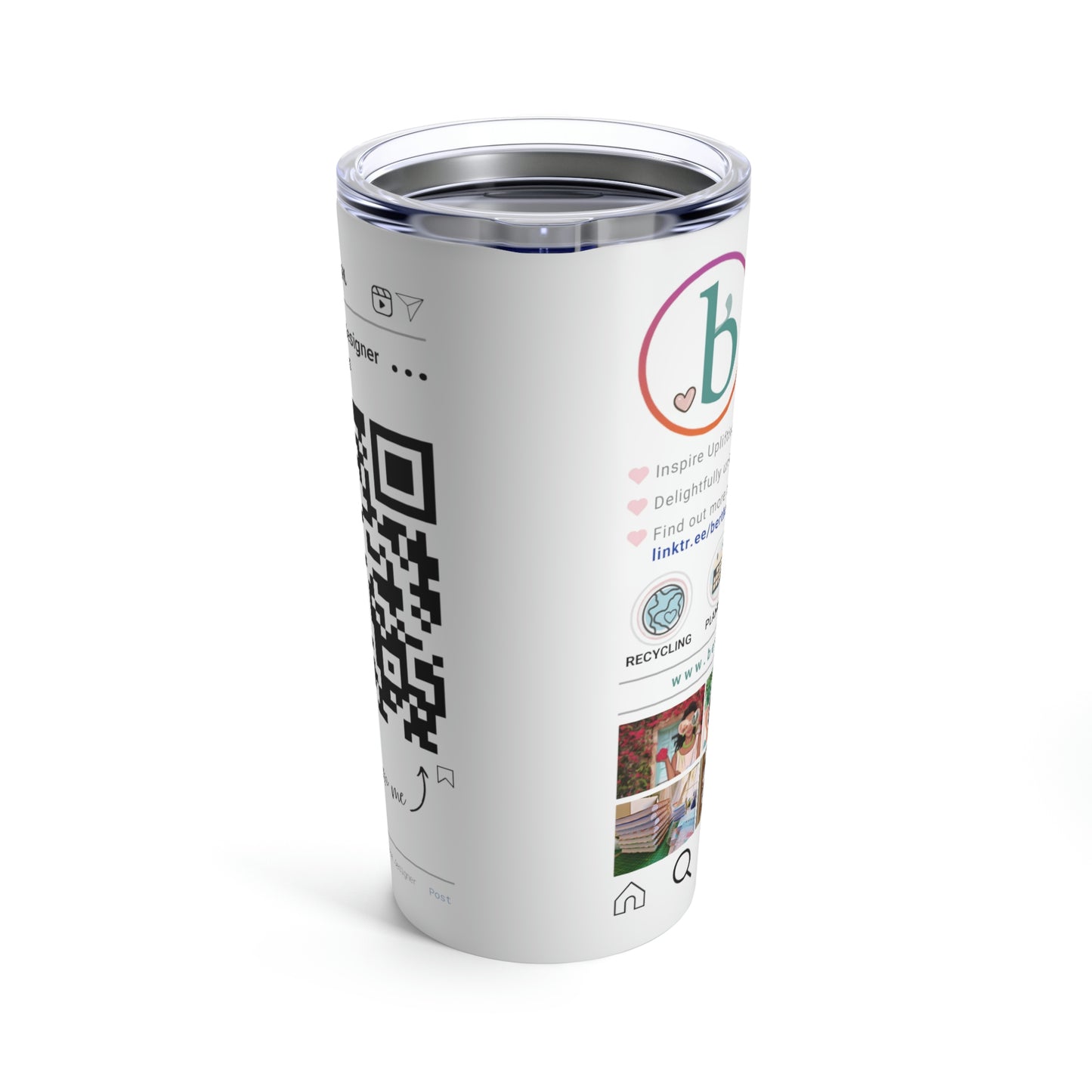 INSTAGRAM PERSONALIZED TUMBLER 20oz