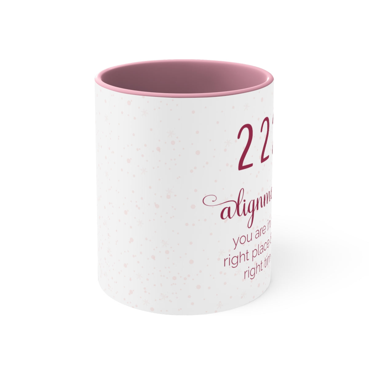 ANGEL NUMBER 222 JAZZBERRY MUG, 11OZ