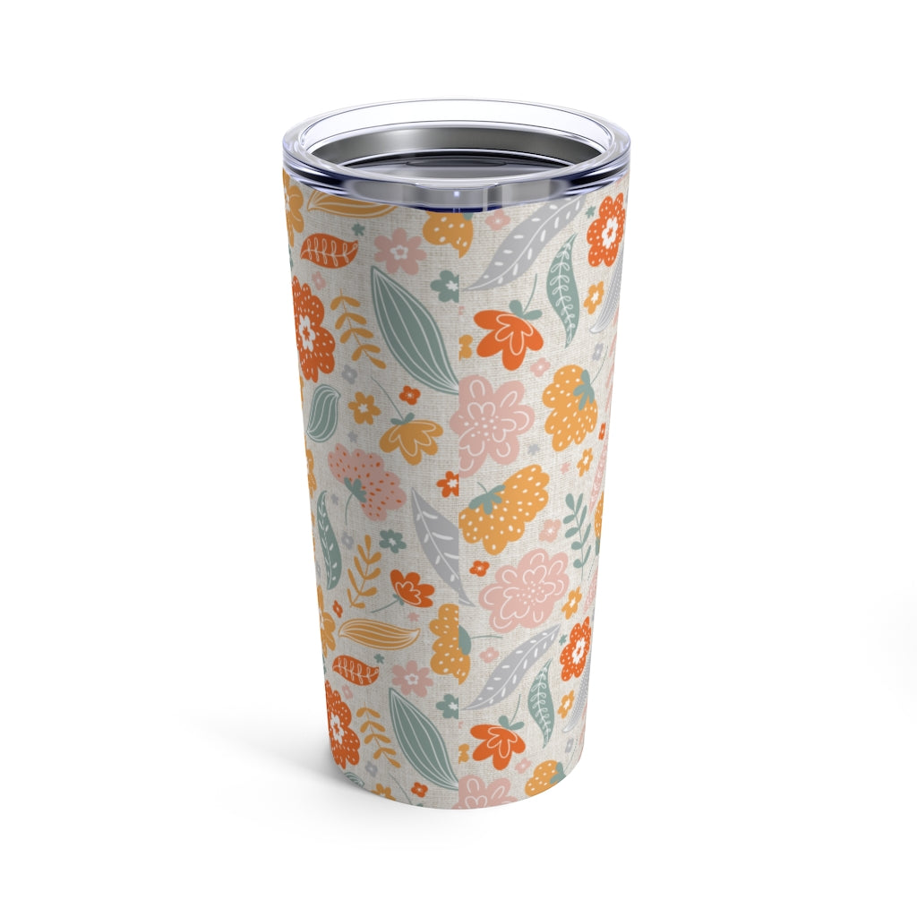 SHABREE SPRING ORANGE TUMBLER 20oz