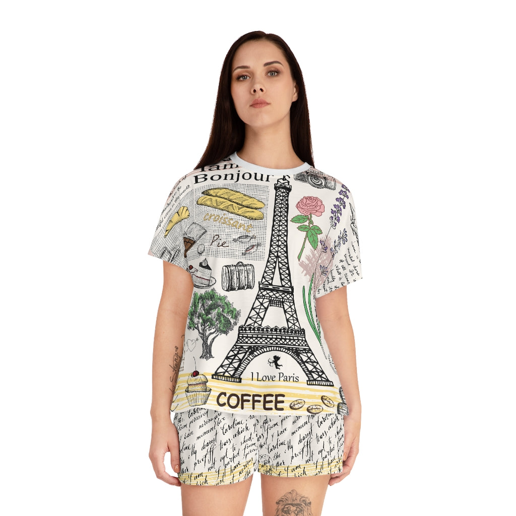 PARIS LAMOUR BONJOUR PAJAMA SET