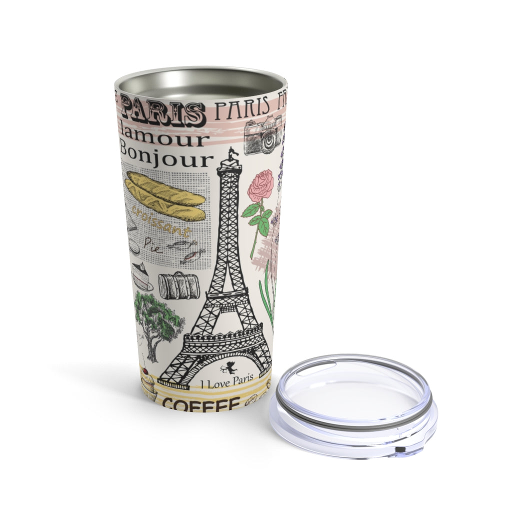 PARIS LAMOUR BONJOUR TUMBLER 20oz