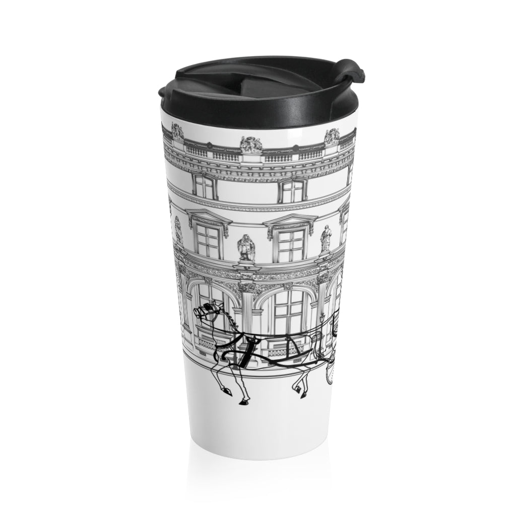 VICTORIA STAINLESS STEEL TRAVEL MUG