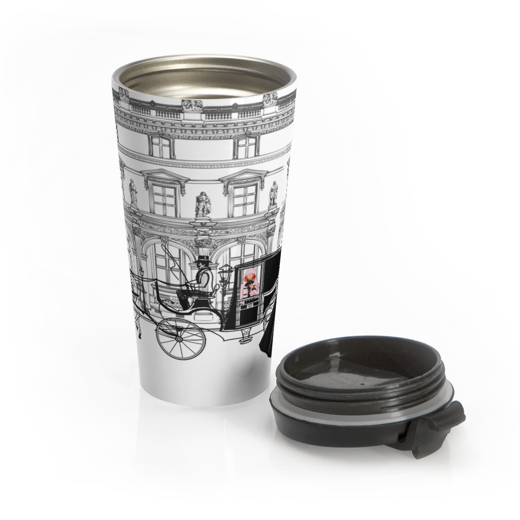 VICTORIA STAINLESS STEEL TRAVEL MUG