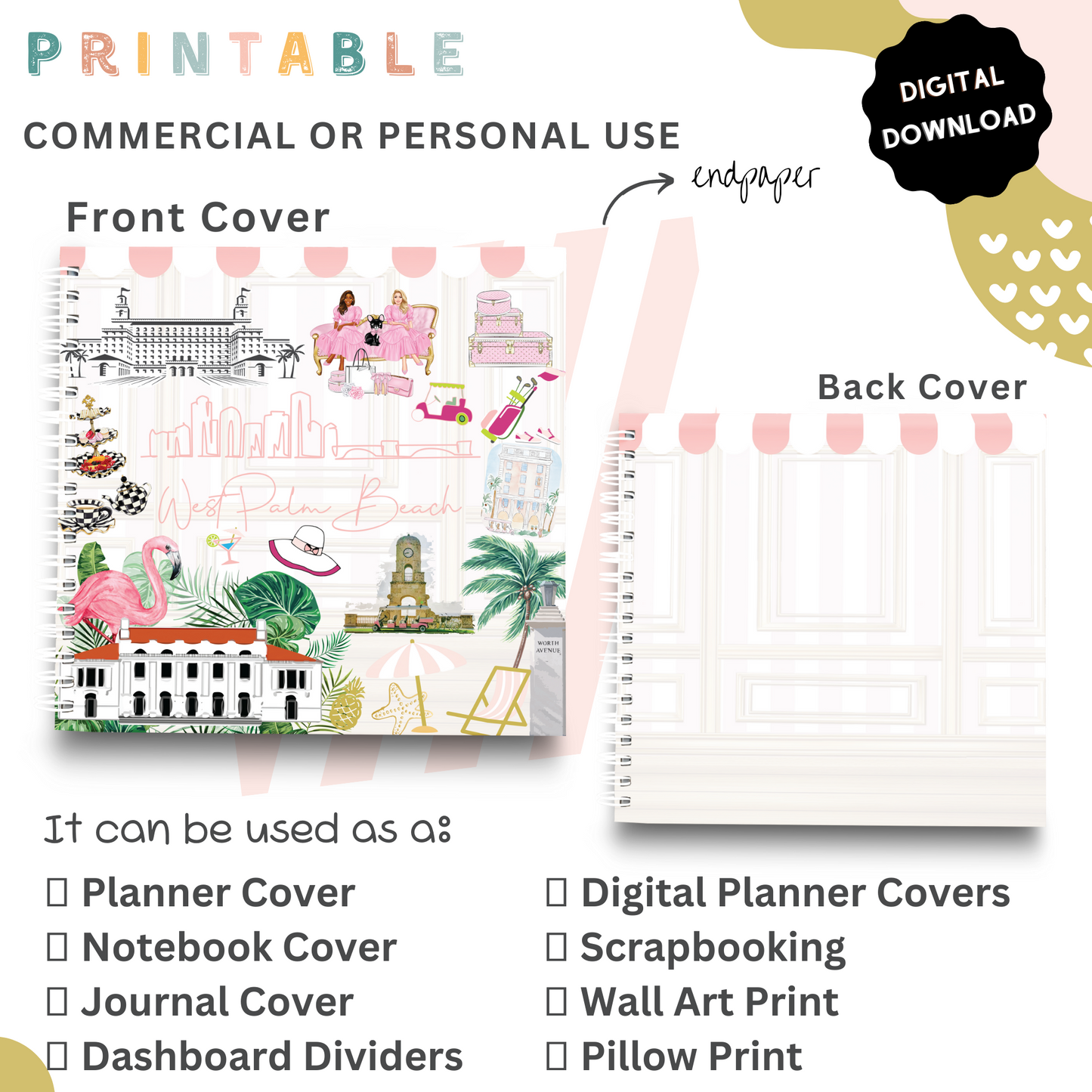 Planner me to - Printable Planner, Journal & Notepad Cove