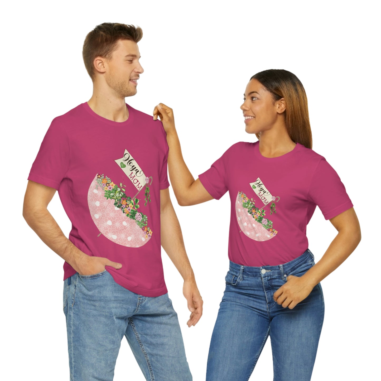 HOYAHOLIC PINK UMBRELLA SHORT SLEEVE TEE
