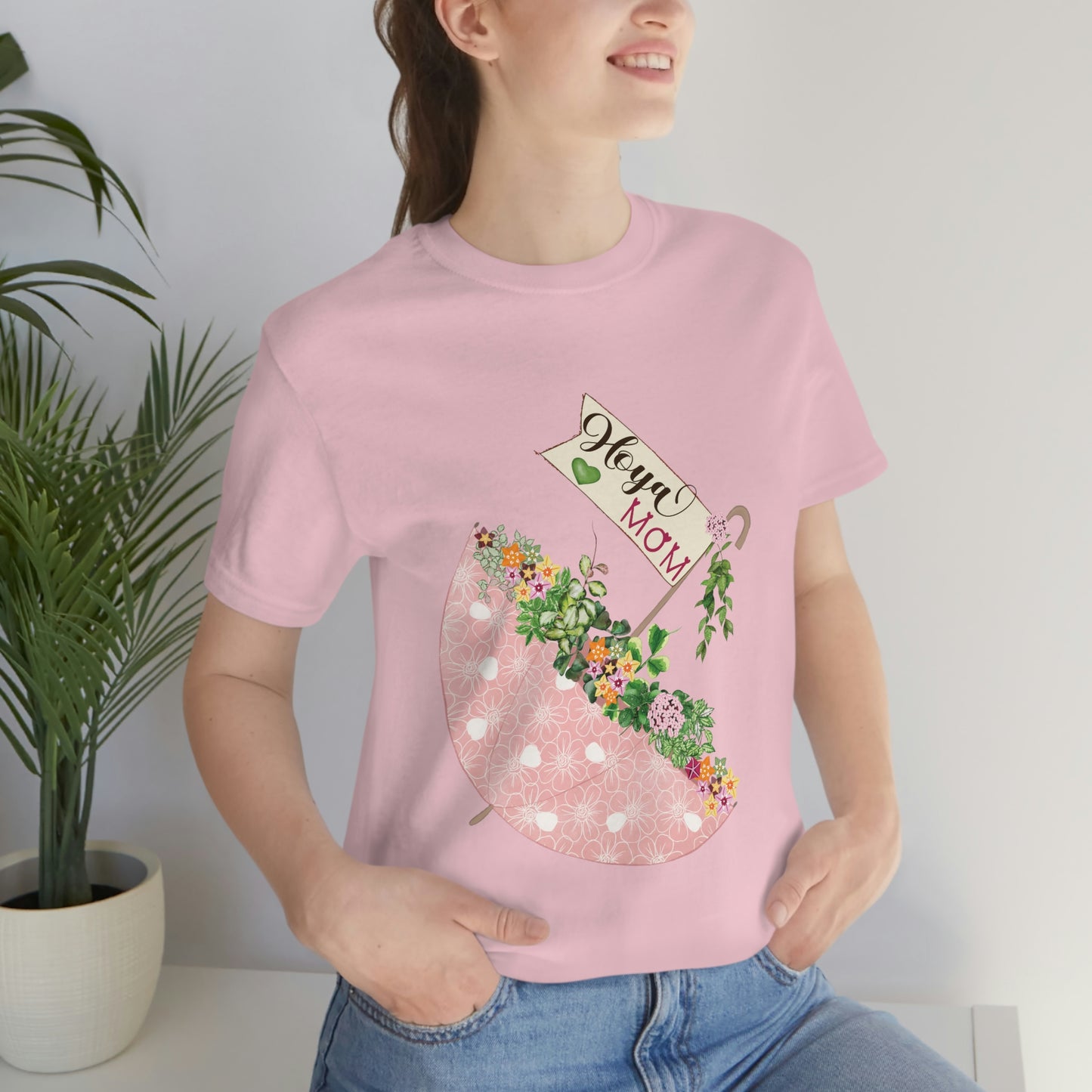 HOYAHOLIC PINK UMBRELLA SHORT SLEEVE TEE