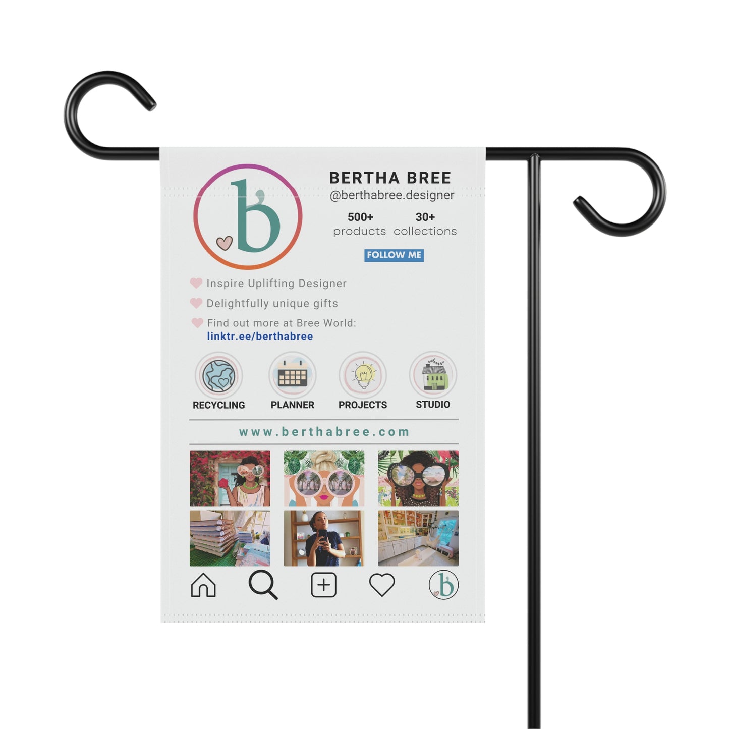 Instagram Garden & House Flag